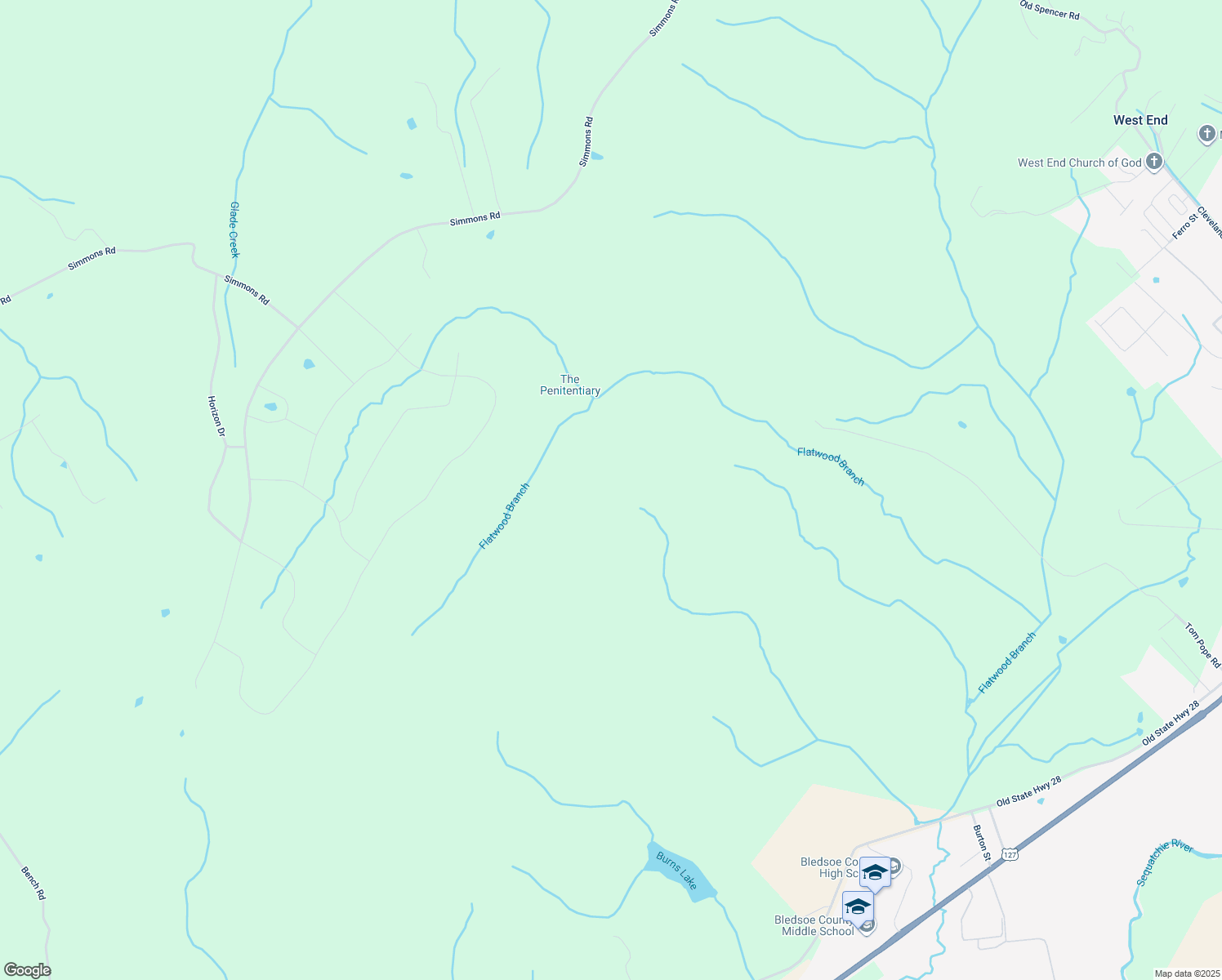 map of restaurants, bars, coffee shops, grocery stores, and more near in Pikeville