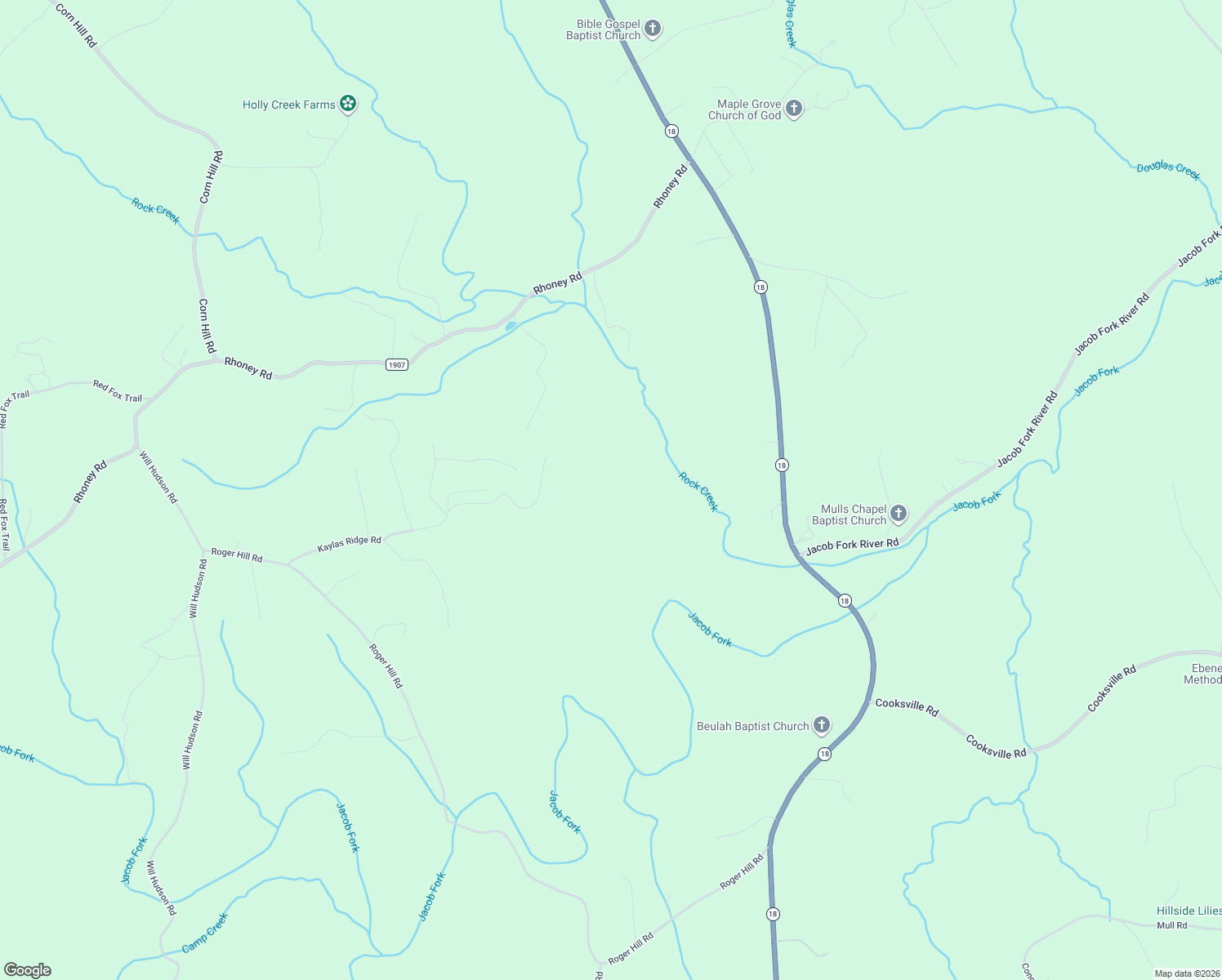 map of restaurants, bars, coffee shops, grocery stores, and more near 1449 Jersey Lane in Connelly Springs