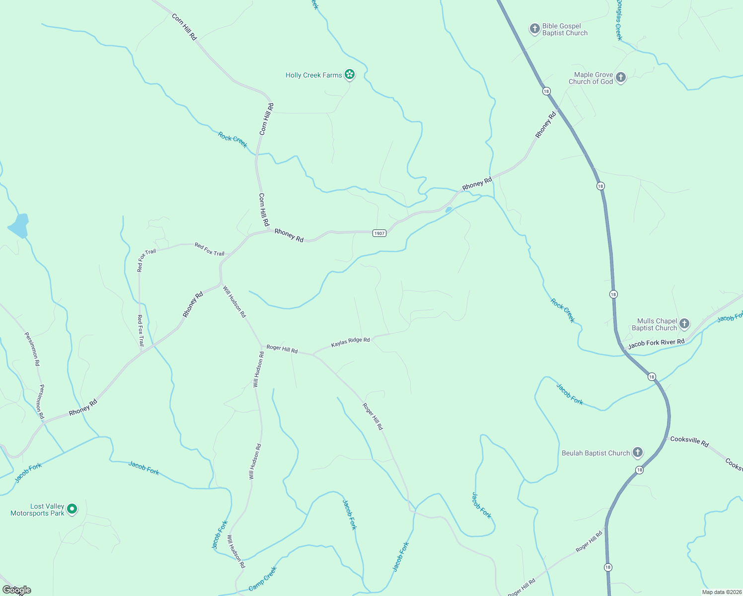 map of restaurants, bars, coffee shops, grocery stores, and more near 57 Hunters Ridge Road in Vale
