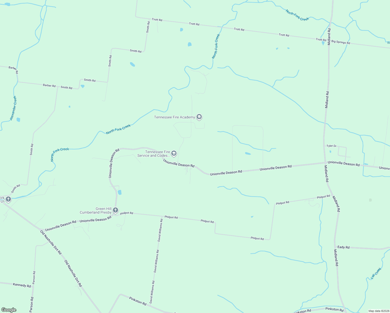 map of restaurants, bars, coffee shops, grocery stores, and more near 2194 Unionville Deason Road in Bell Buckle
