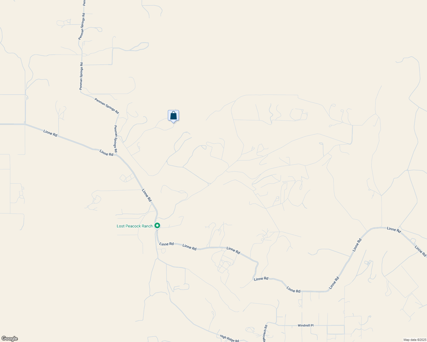 map of restaurants, bars, coffee shops, grocery stores, and more near 5430 Sunny Ridge Place in Paso Robles