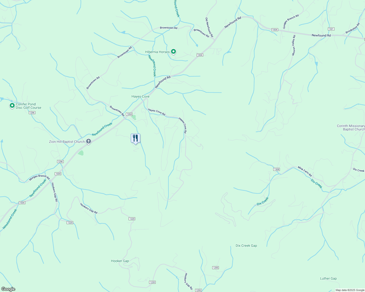 map of restaurants, bars, coffee shops, grocery stores, and more near 25 View Ridge Parkway in Leicester