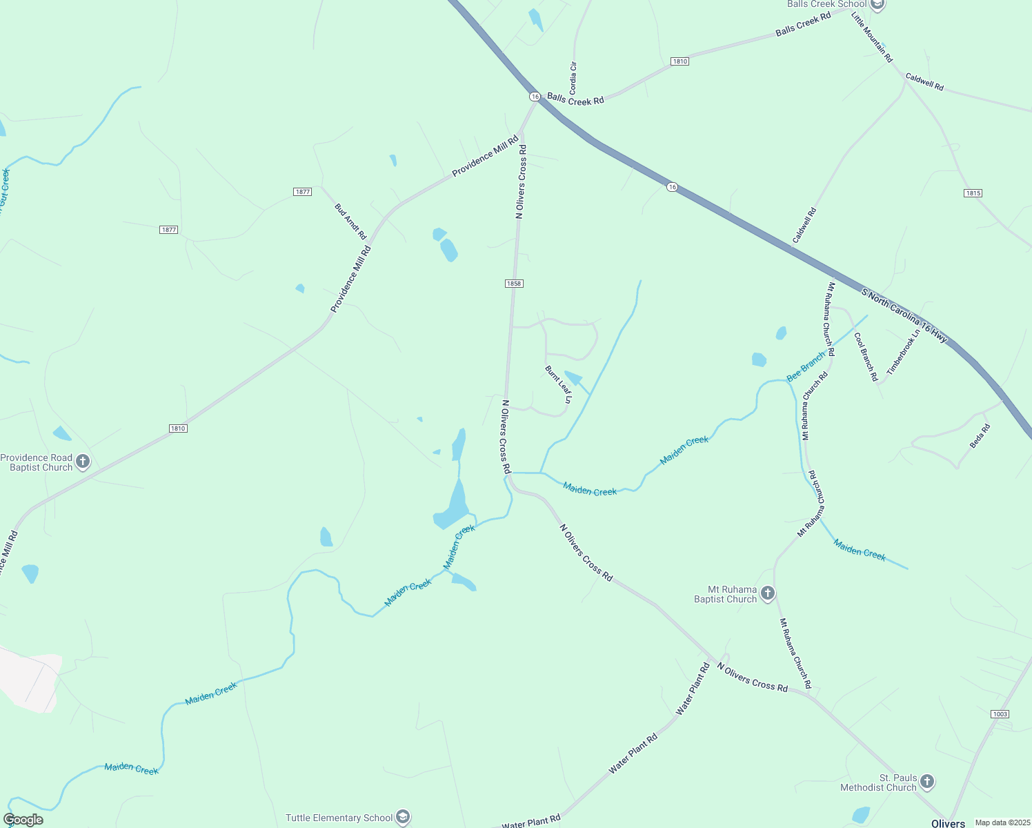 map of restaurants, bars, coffee shops, grocery stores, and more near 3087 Rickwood Drive in Newton