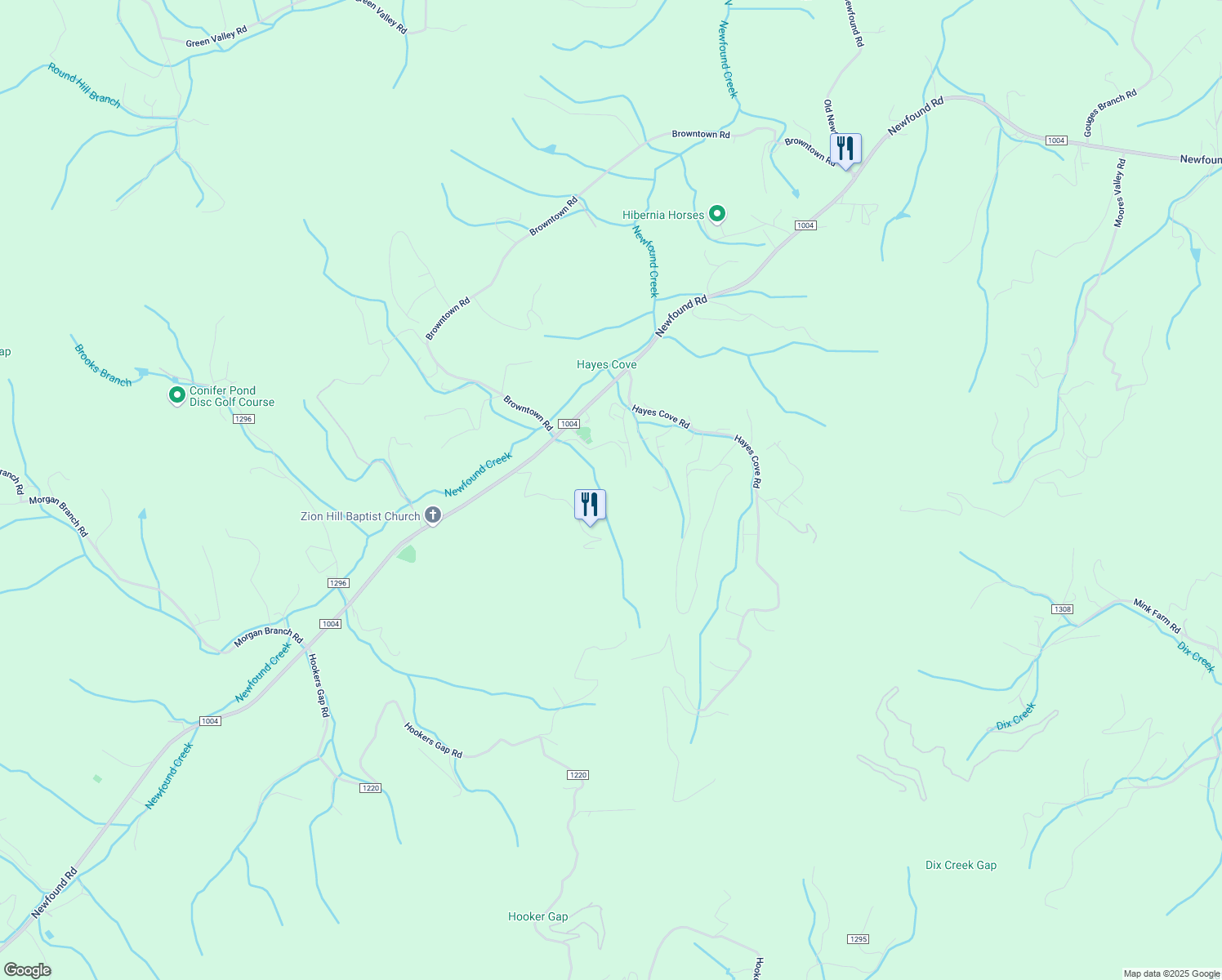 map of restaurants, bars, coffee shops, grocery stores, and more near 31 Miranda Knoll in Leicester