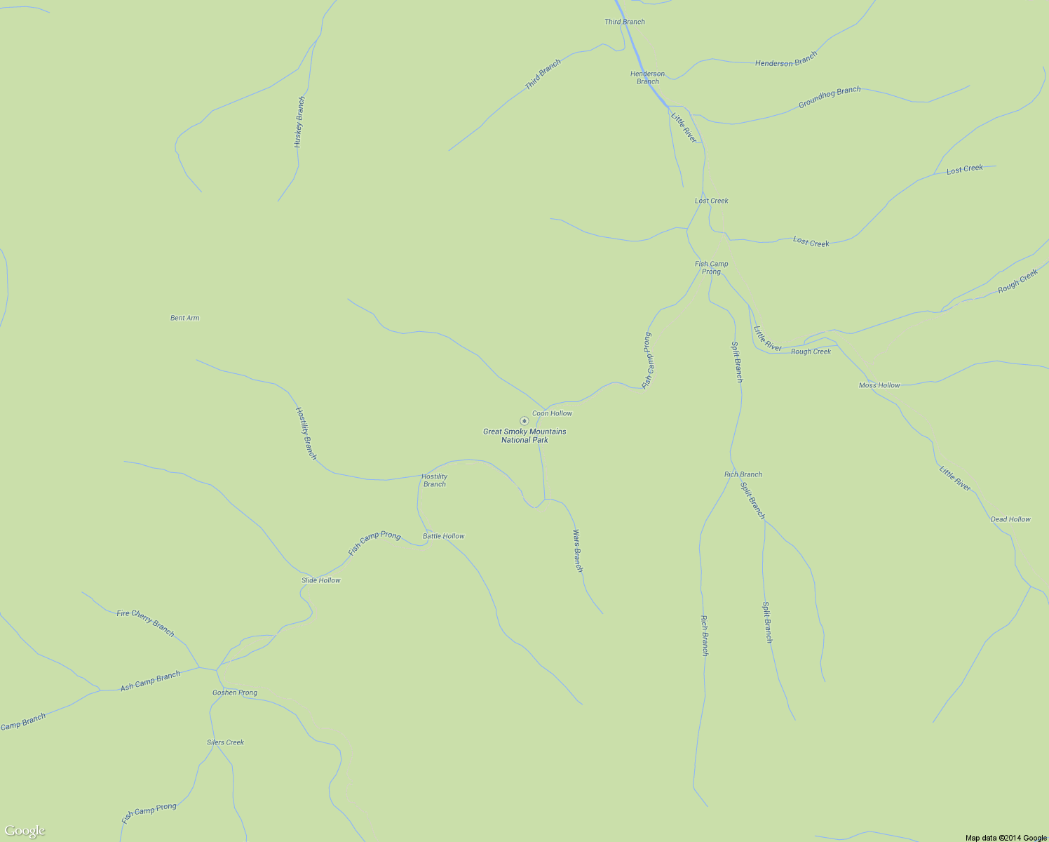map of restaurants, bars, coffee shops, grocery stores, and more near 107 Park Headquarters Road in Gatlinburg
