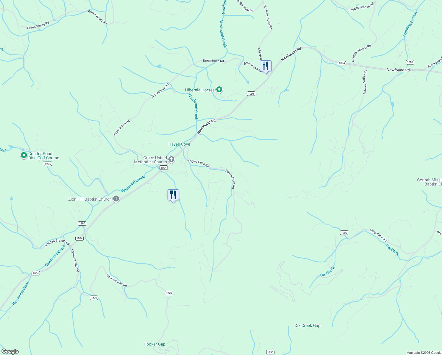 map of restaurants, bars, coffee shops, grocery stores, and more near 185 Blossom Ridge in Leicester