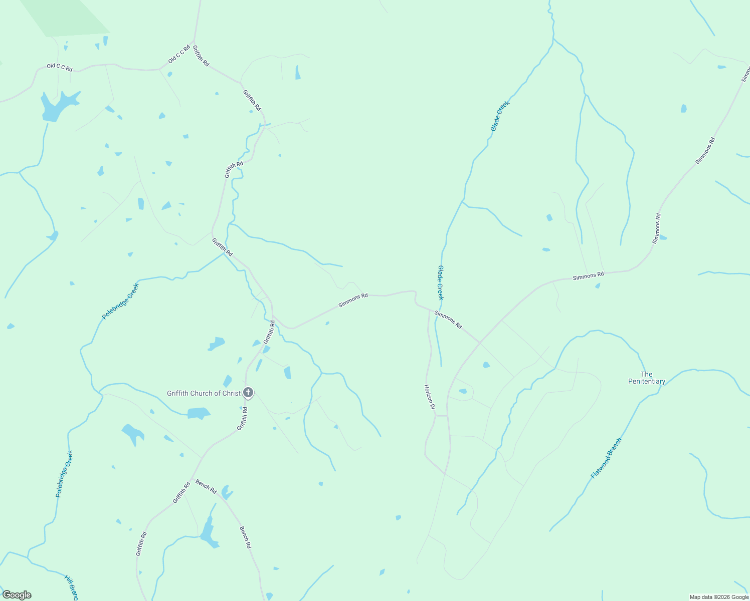 map of restaurants, bars, coffee shops, grocery stores, and more near 490 Simmons Road in Pikeville