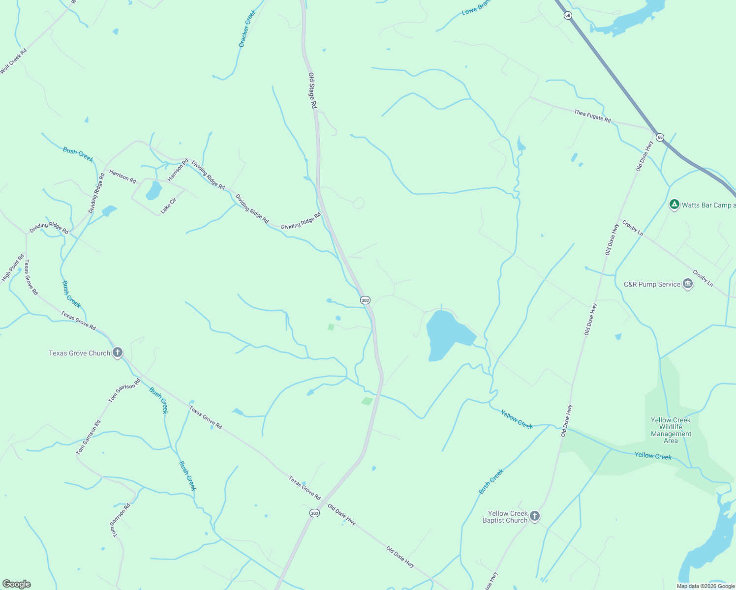 map of restaurants, bars, coffee shops, grocery stores, and more near 2241 Old Stage Rd in Spring City