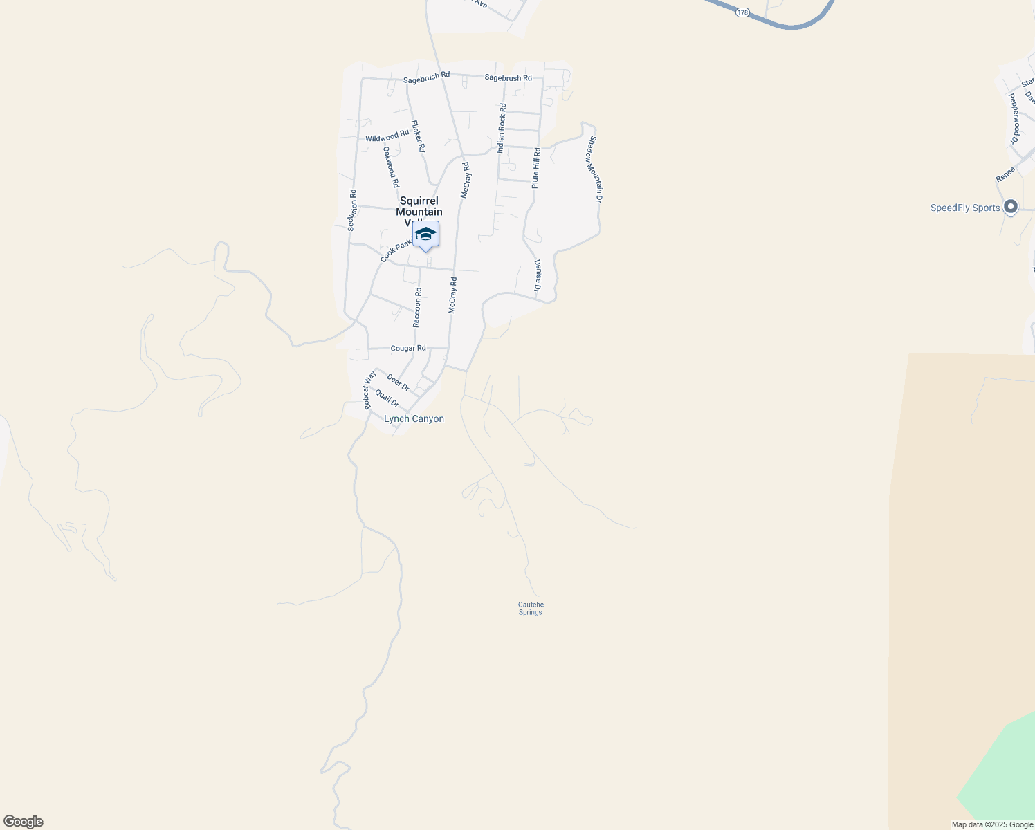 map of restaurants, bars, coffee shops, grocery stores, and more near 6601 Big Springs Road in Lake Isabella