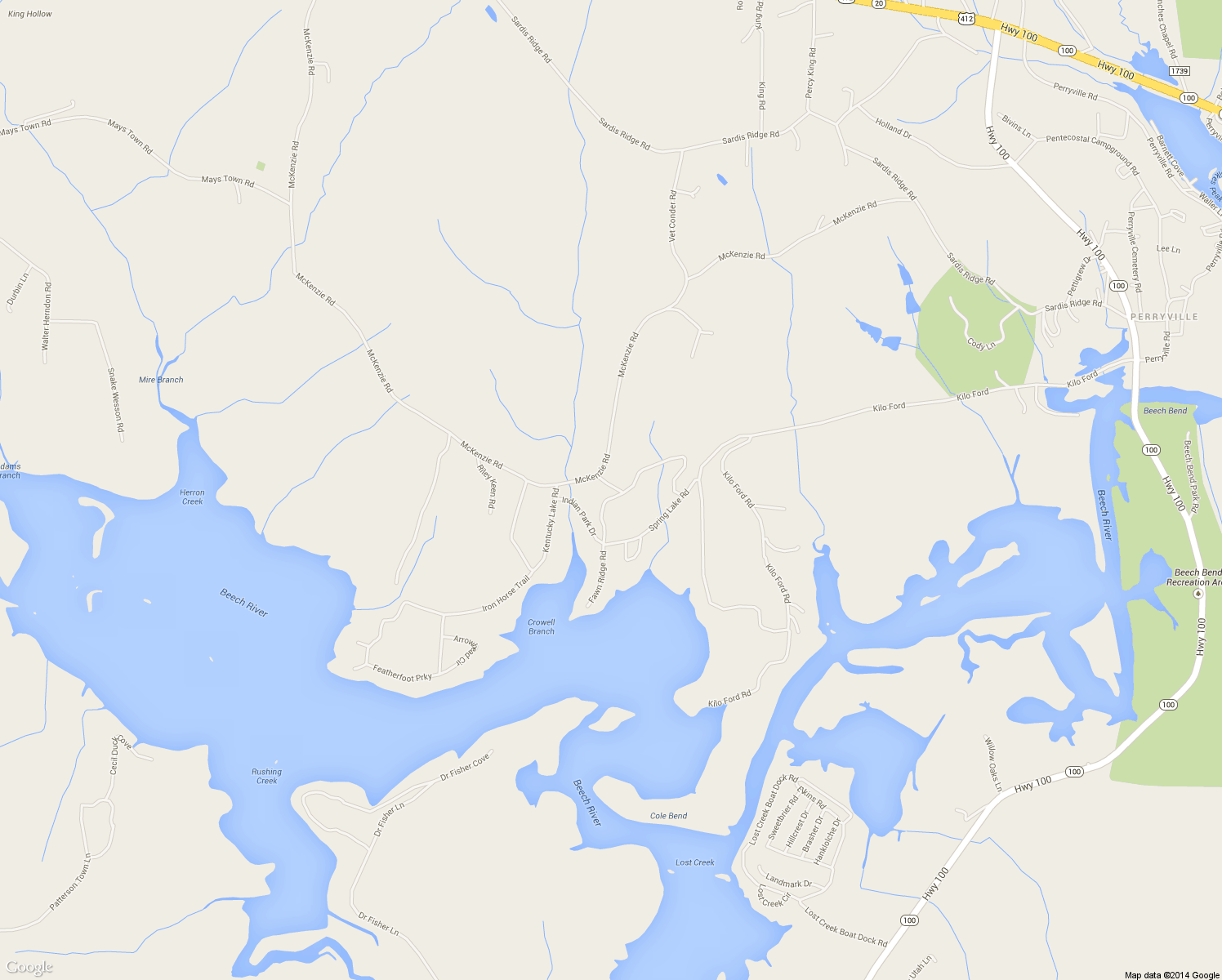 map of restaurants, bars, coffee shops, grocery stores, and more near 32 Fawn Ridge Road in Parsons