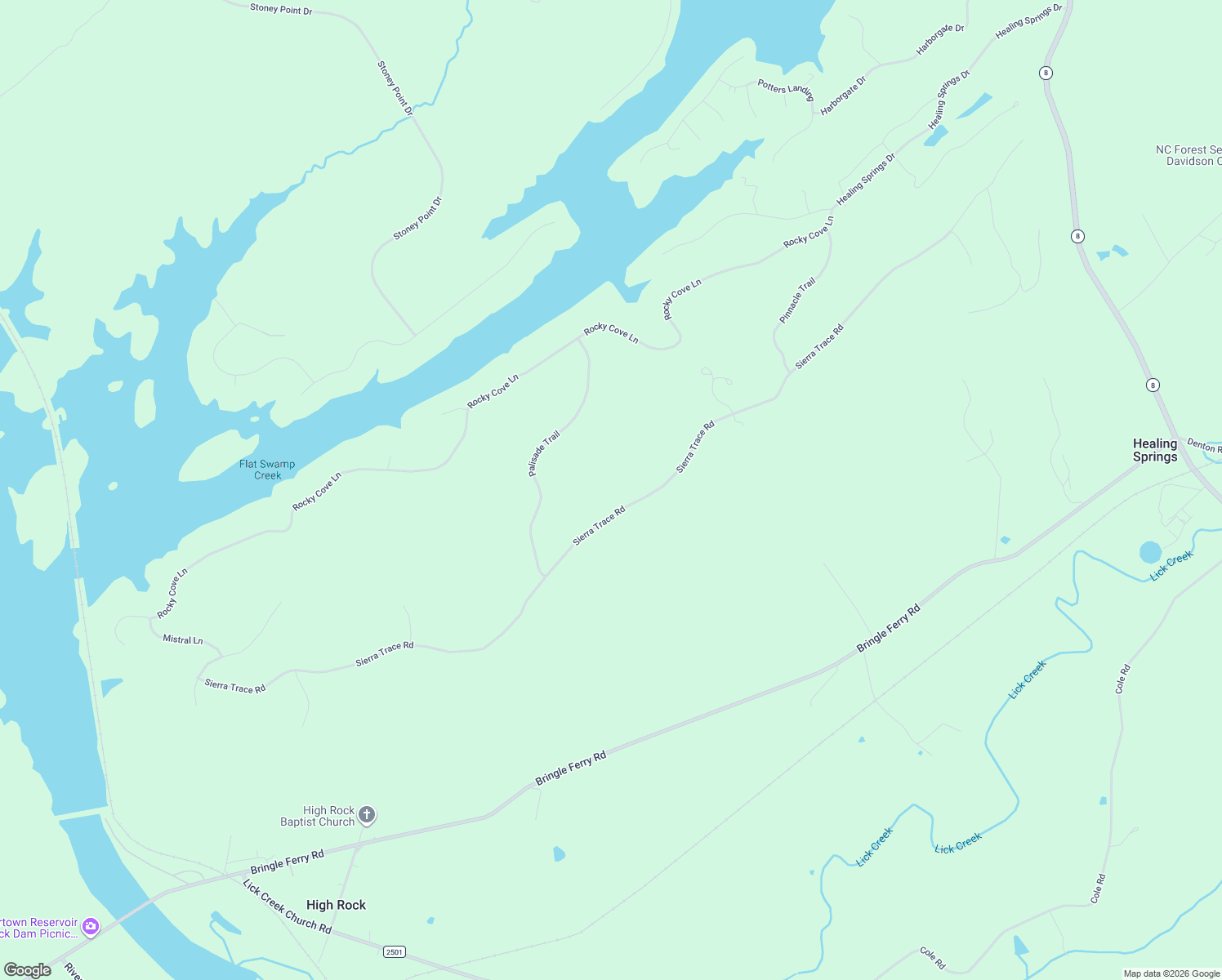 map of restaurants, bars, coffee shops, grocery stores, and more near 1561 Sierra Trace Rd in Denton