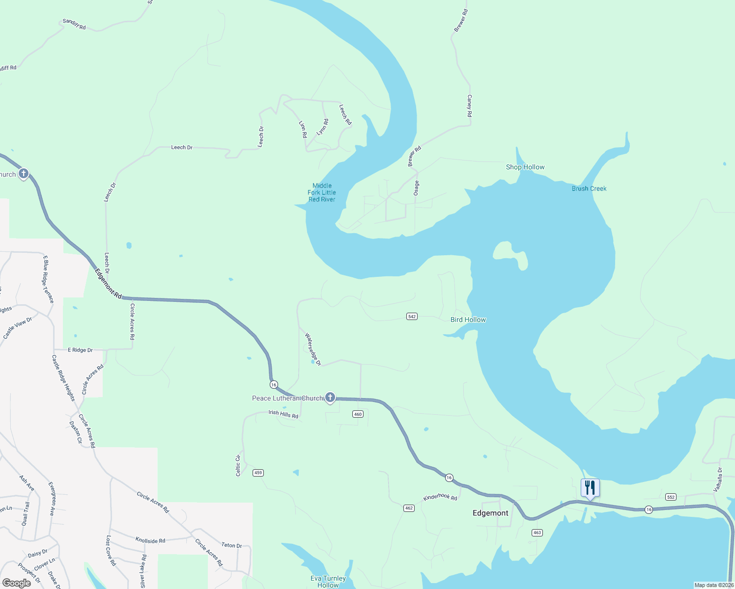 map of restaurants, bars, coffee shops, grocery stores, and more near 381 Watersedge Drive in Edgemont