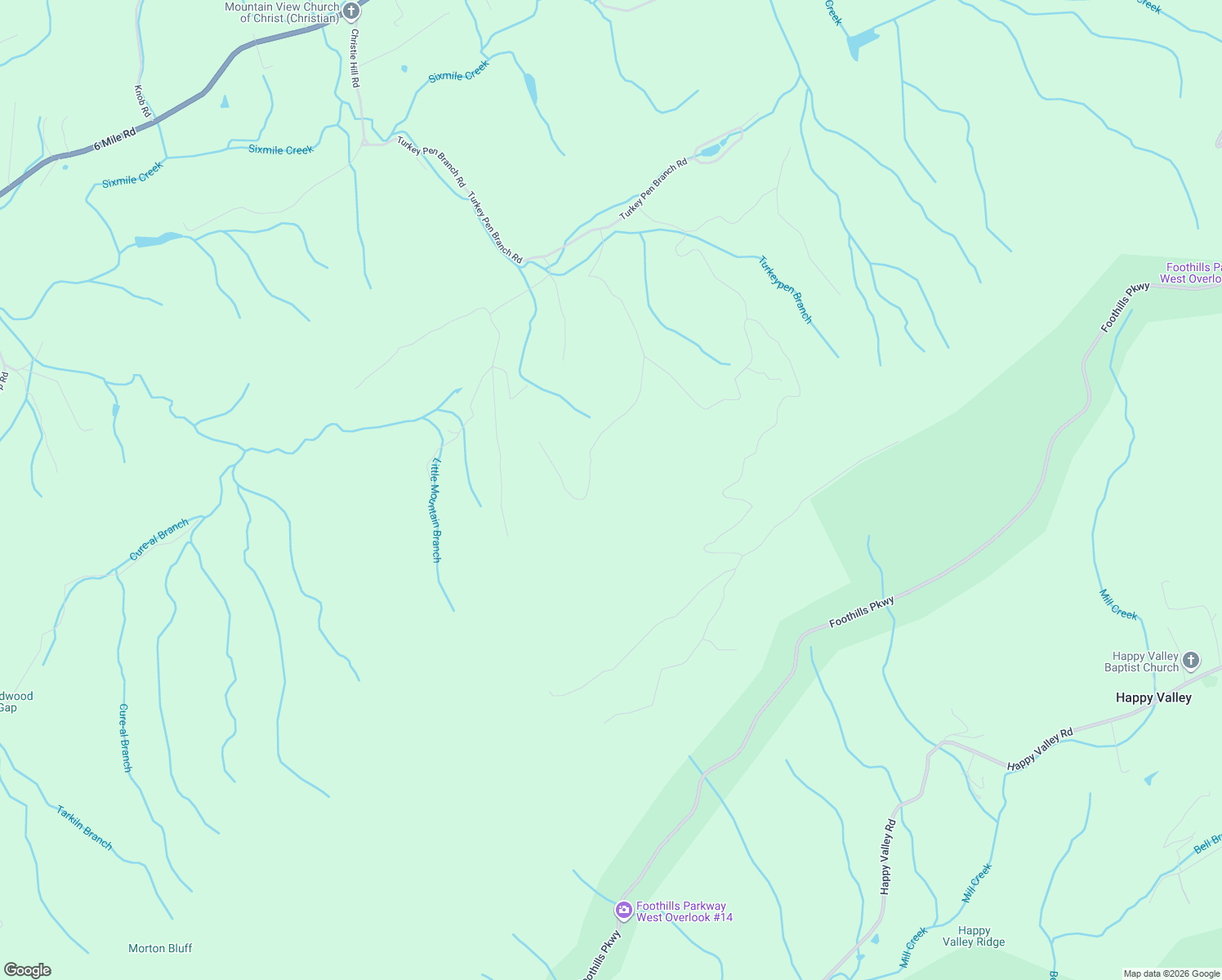 map of restaurants, bars, coffee shops, grocery stores, and more near 3772 Chilly Springs Road in Maryville