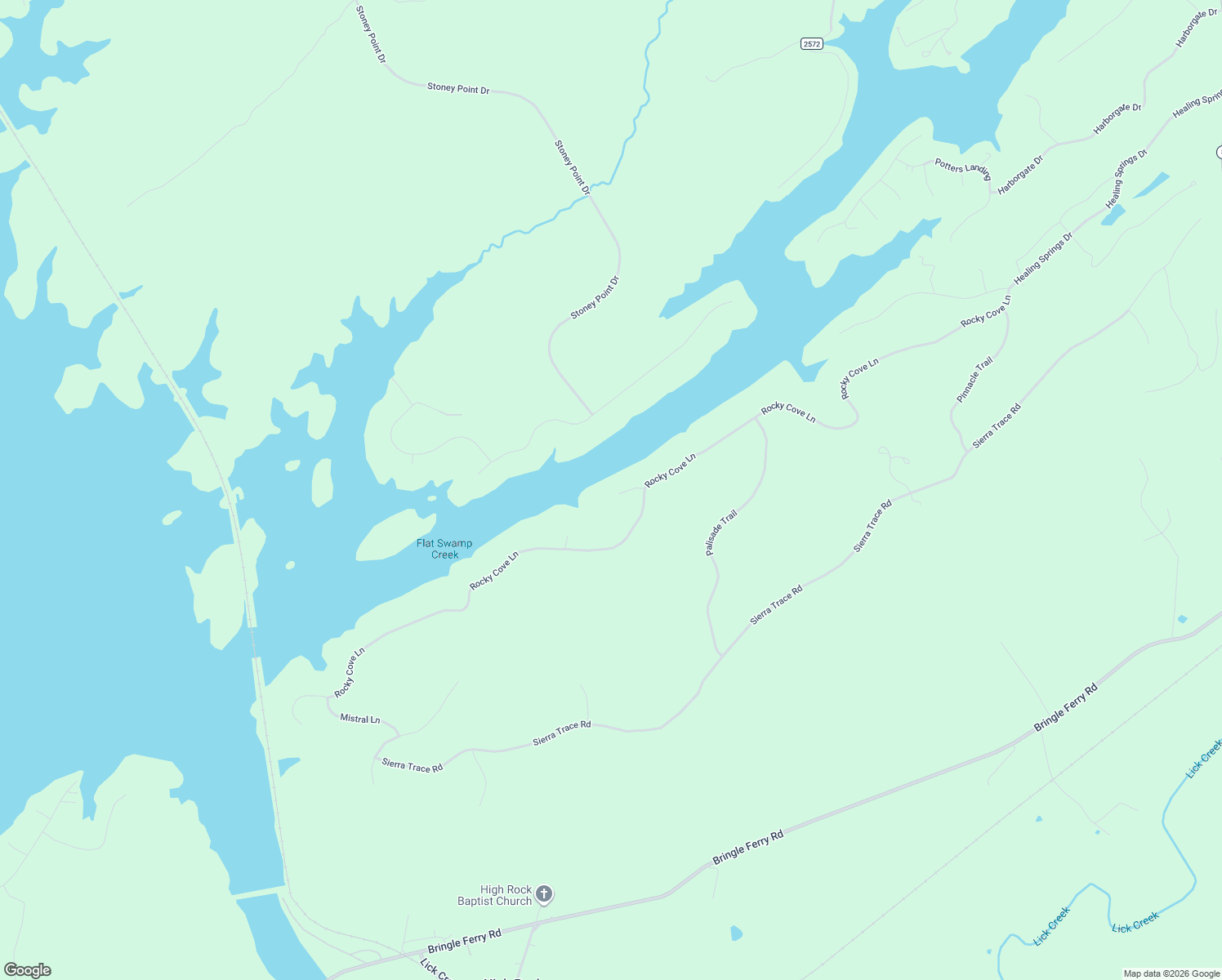 map of restaurants, bars, coffee shops, grocery stores, and more near 167 Point View Court in Denton