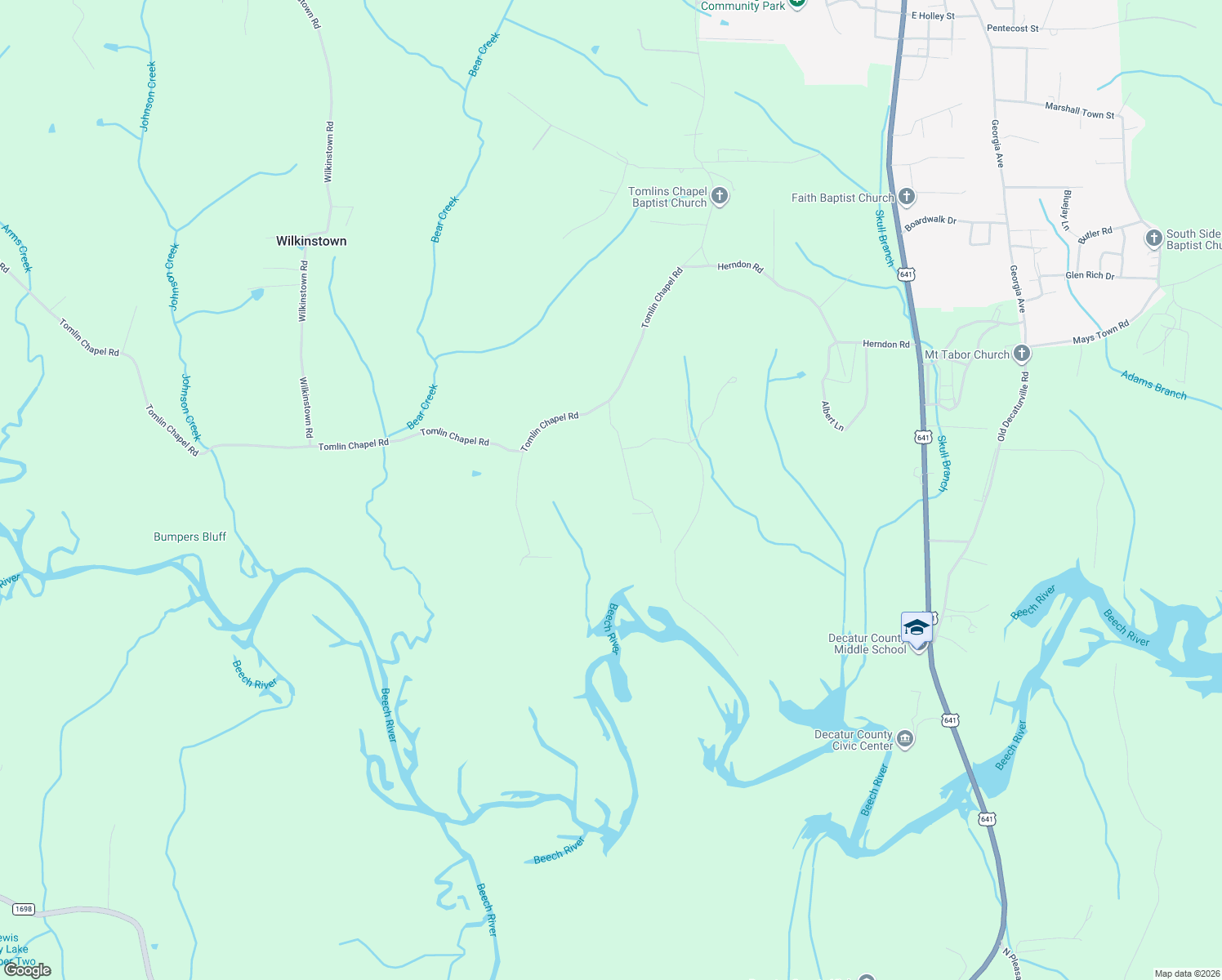 map of restaurants, bars, coffee shops, grocery stores, and more near 280 Rosson Lane in Parsons
