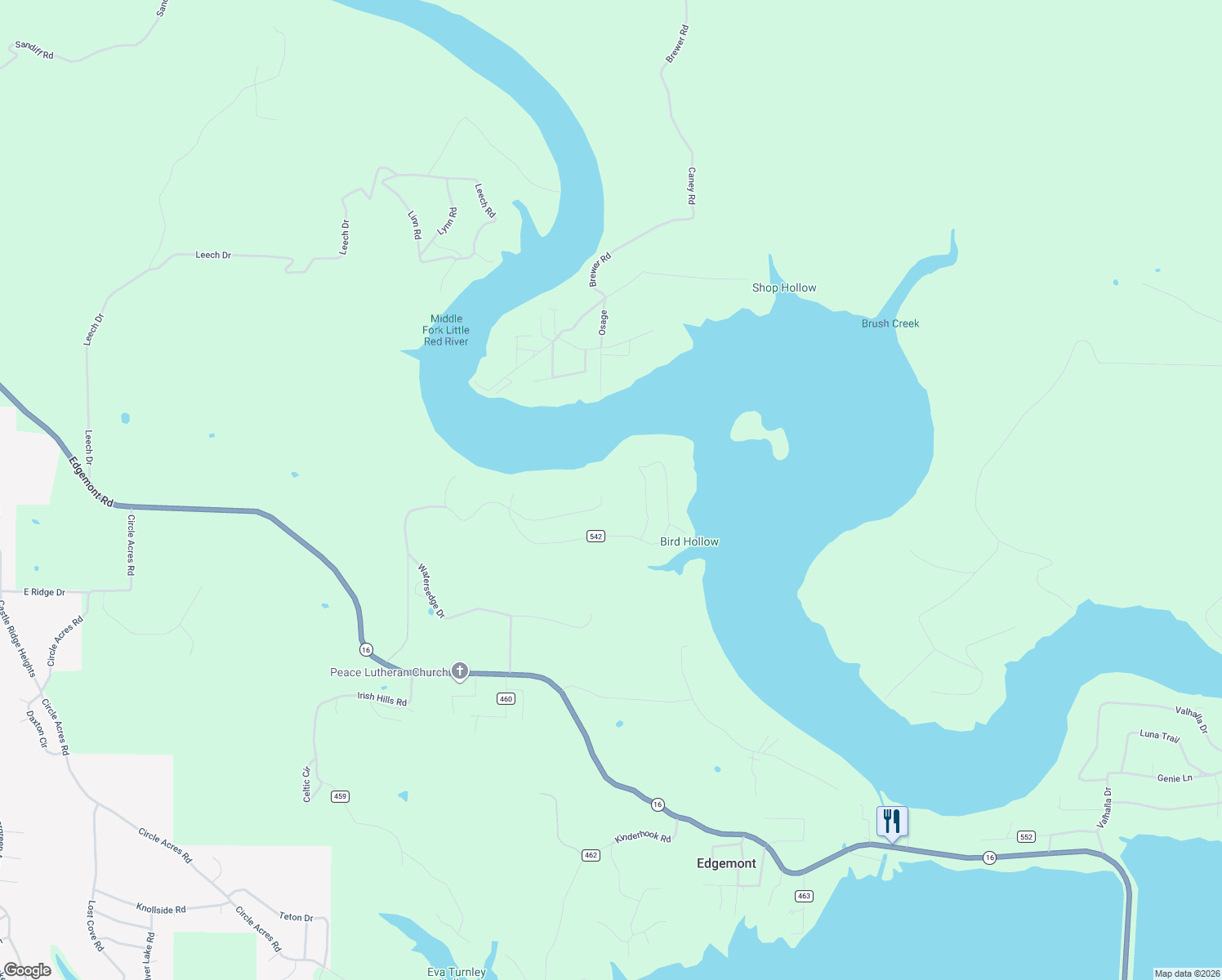 map of restaurants, bars, coffee shops, grocery stores, and more near 785 Watersedge Drive in Edgemont