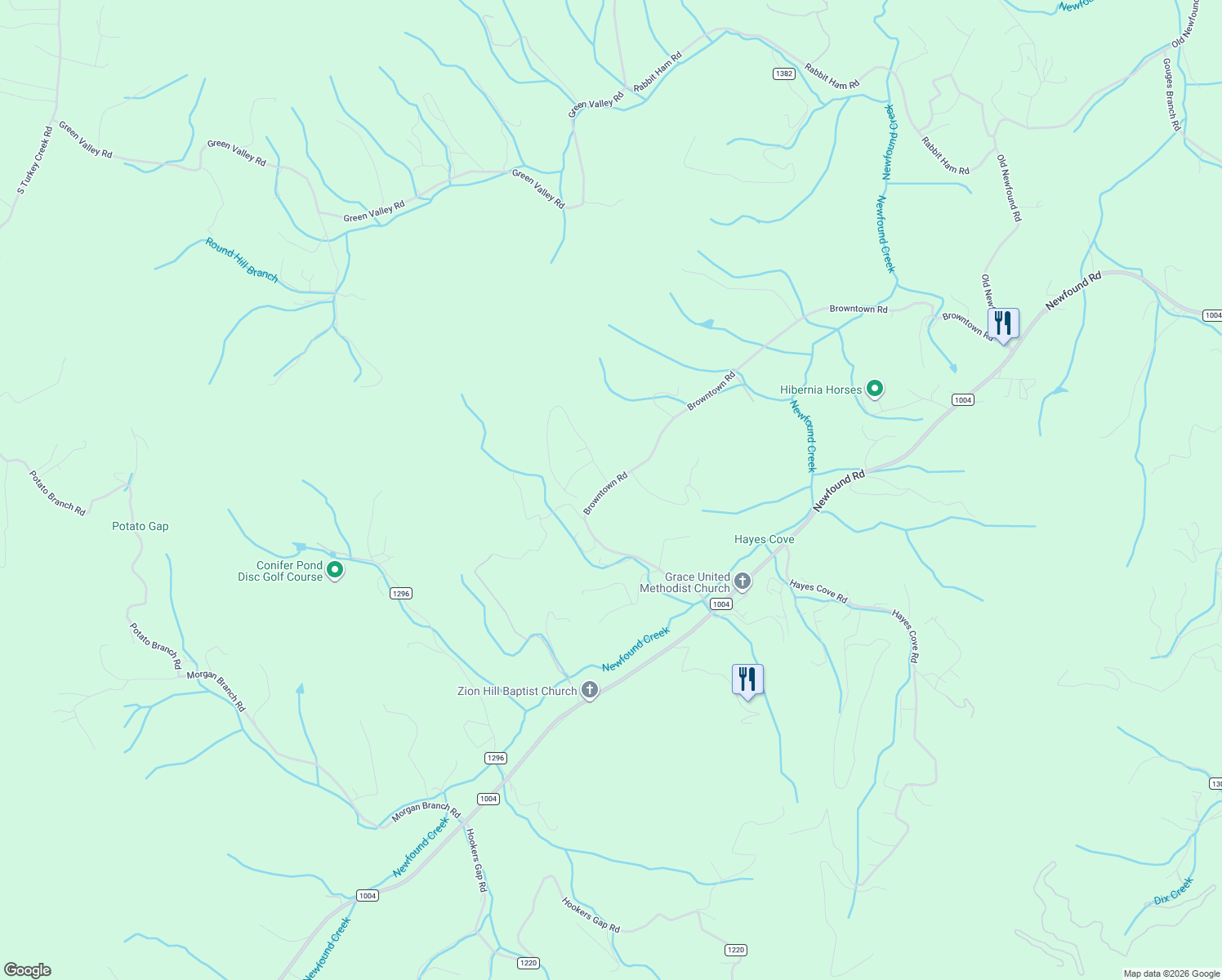 map of restaurants, bars, coffee shops, grocery stores, and more near 4 Browntown Road in Leicester