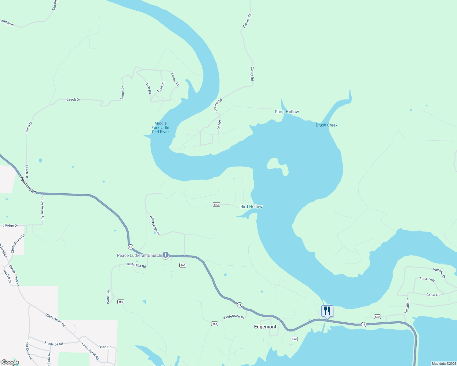 map of restaurants, bars, coffee shops, grocery stores, and more near 785 Watersedge Drive in Edgemont