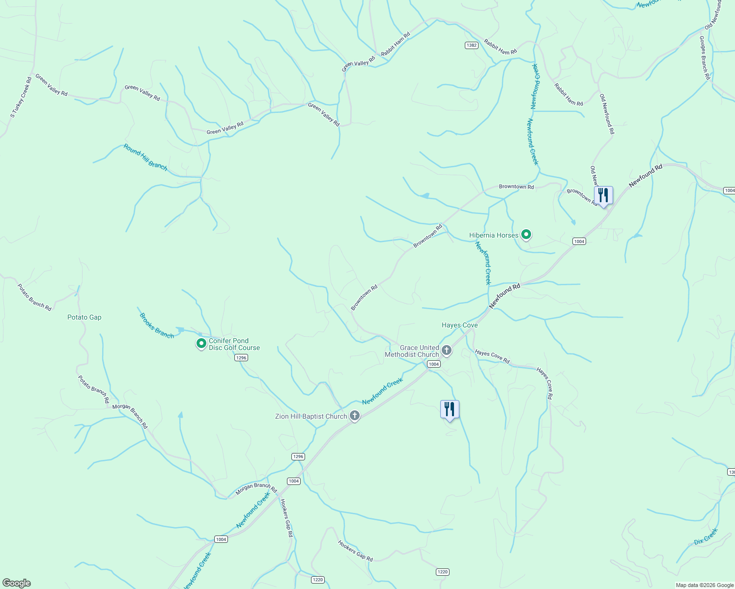 map of restaurants, bars, coffee shops, grocery stores, and more near 4 Browntown Road in Leicester