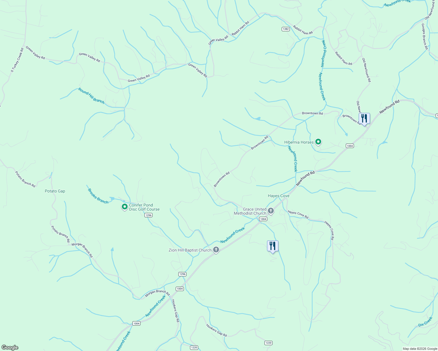 map of restaurants, bars, coffee shops, grocery stores, and more near 4 Browntown Road in Leicester