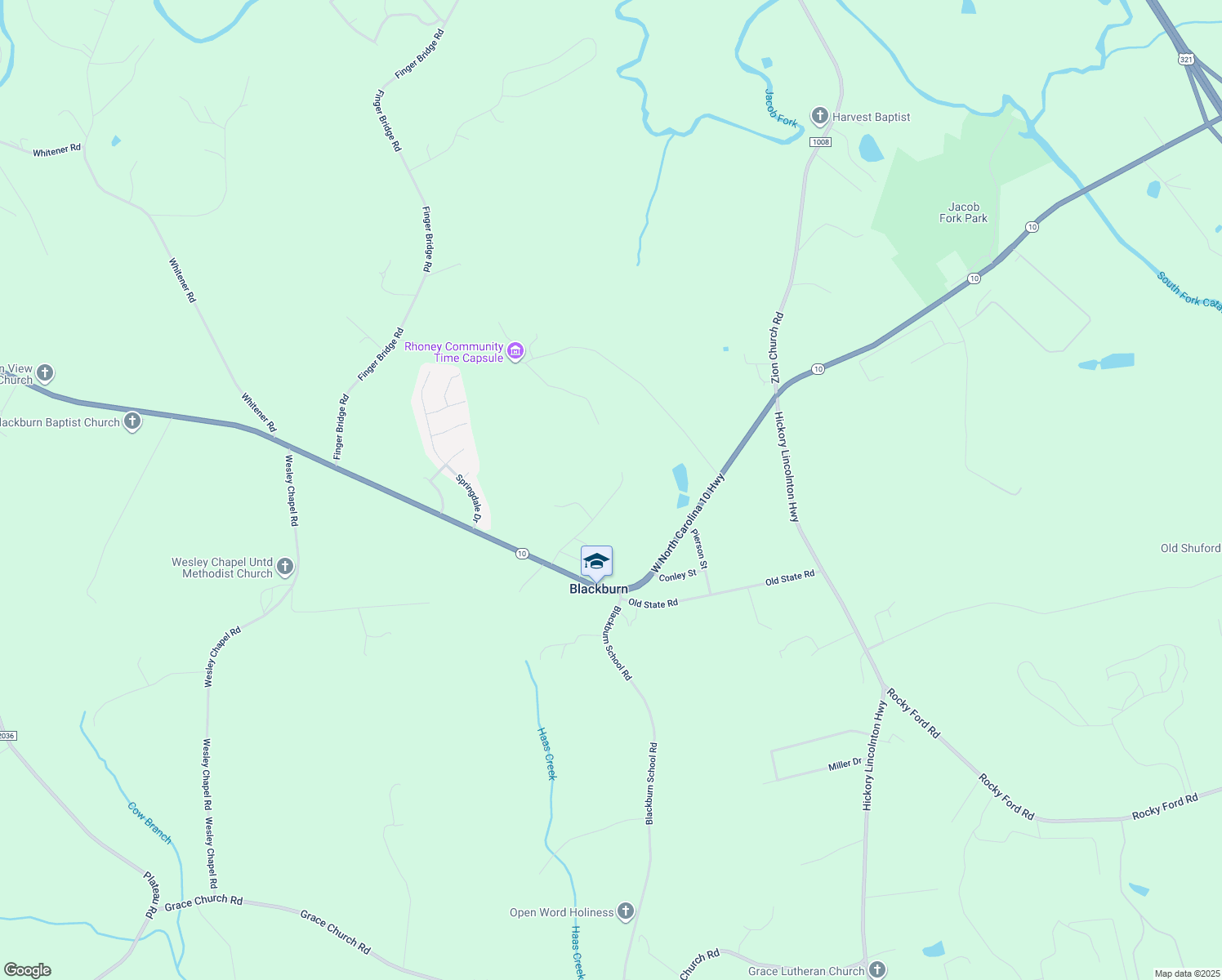 map of restaurants, bars, coffee shops, grocery stores, and more near 2455 Lewis Rd in Newton