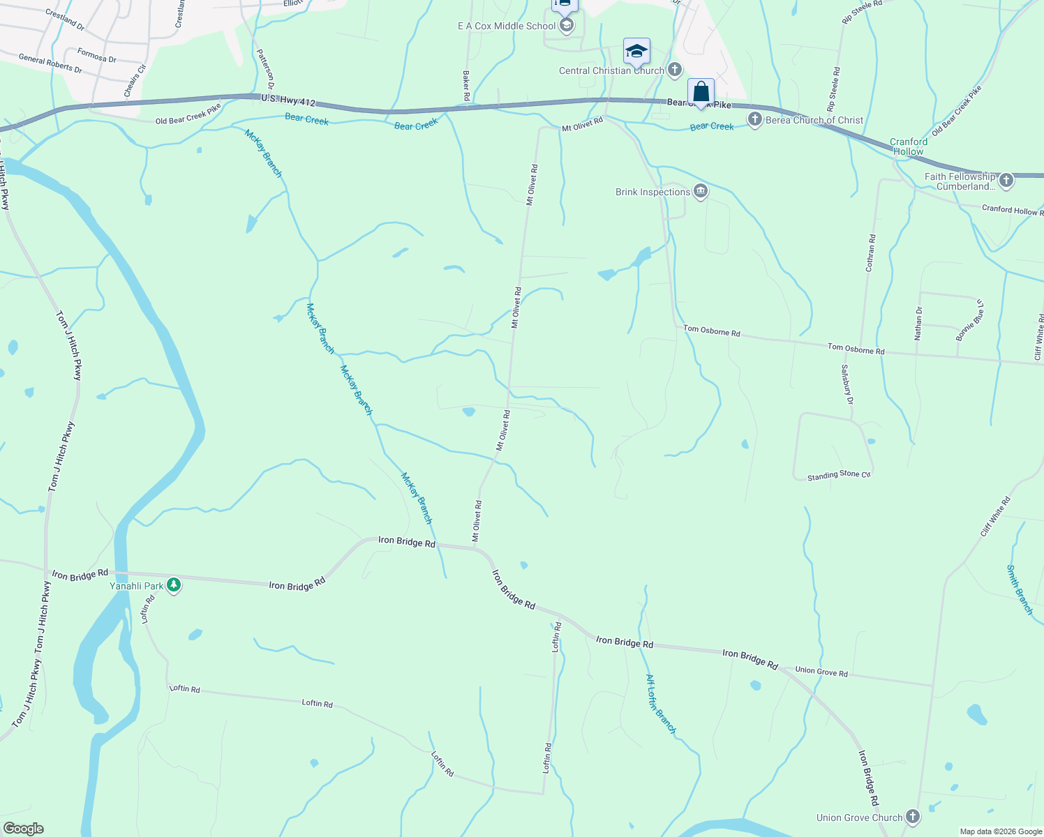 map of restaurants, bars, coffee shops, grocery stores, and more near 863 Mount Olivet Road in Columbia