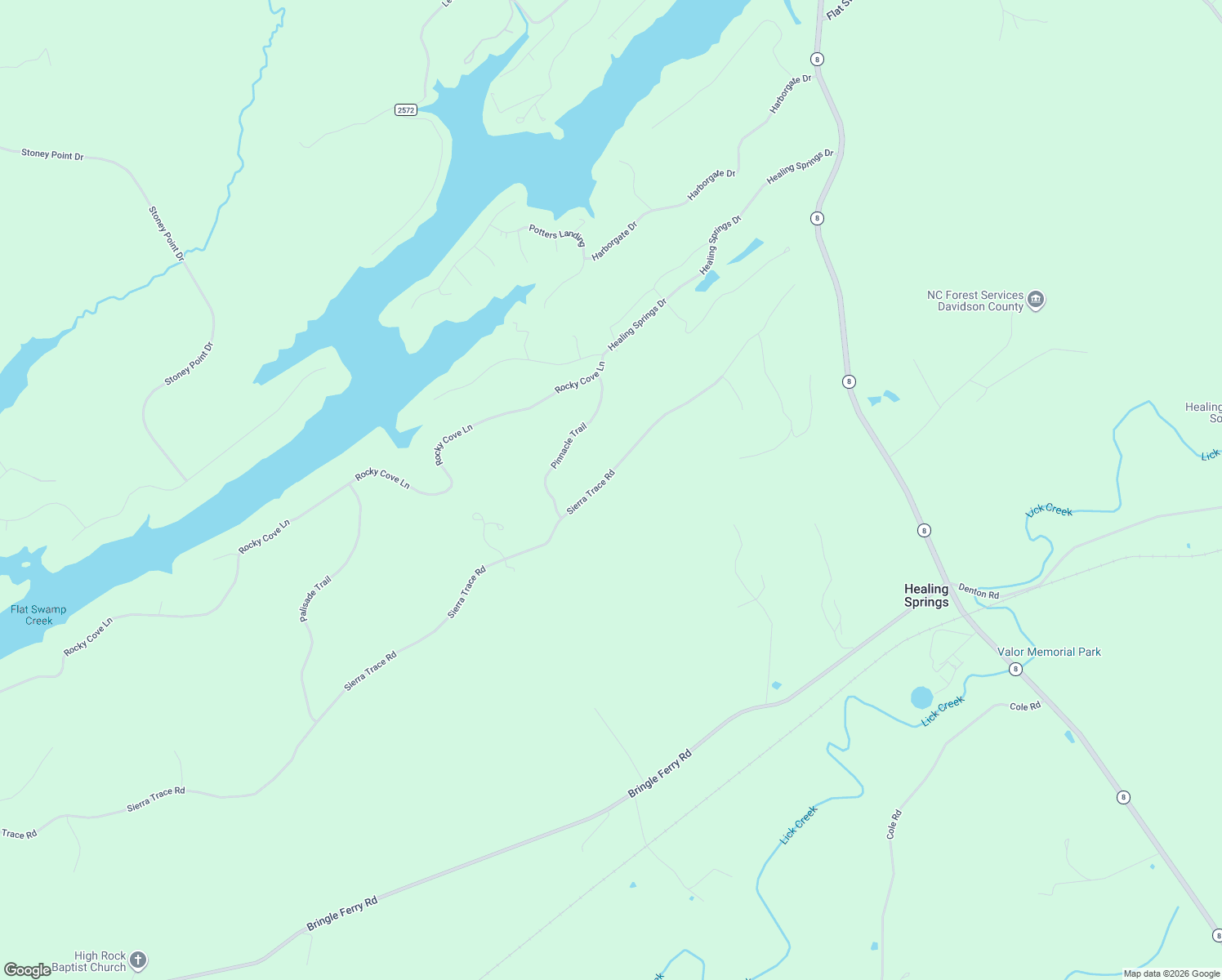 map of restaurants, bars, coffee shops, grocery stores, and more near 2168 Sierra Trace Road in Denton