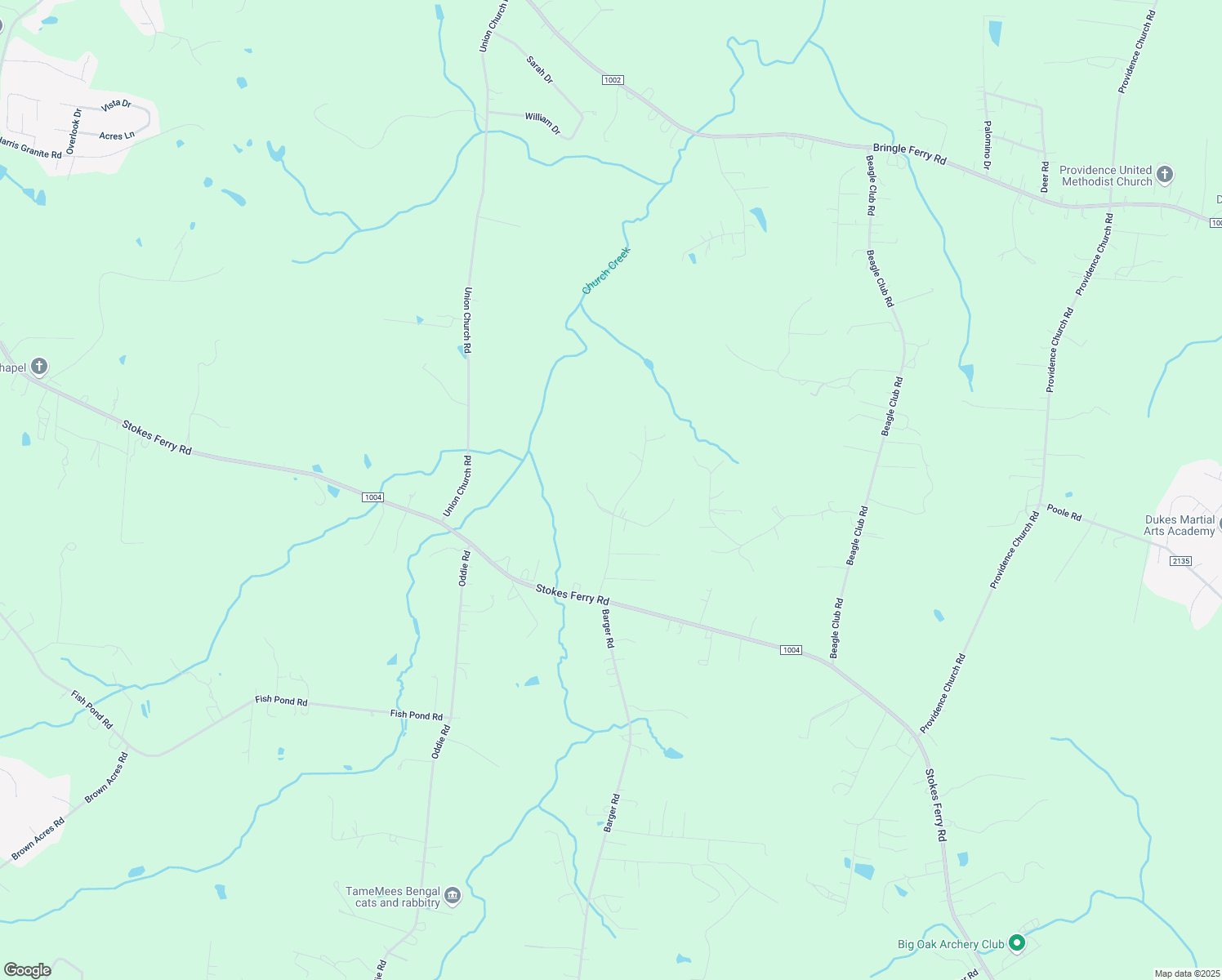map of restaurants, bars, coffee shops, grocery stores, and more near 1061 Kingsway Drive in Salisbury