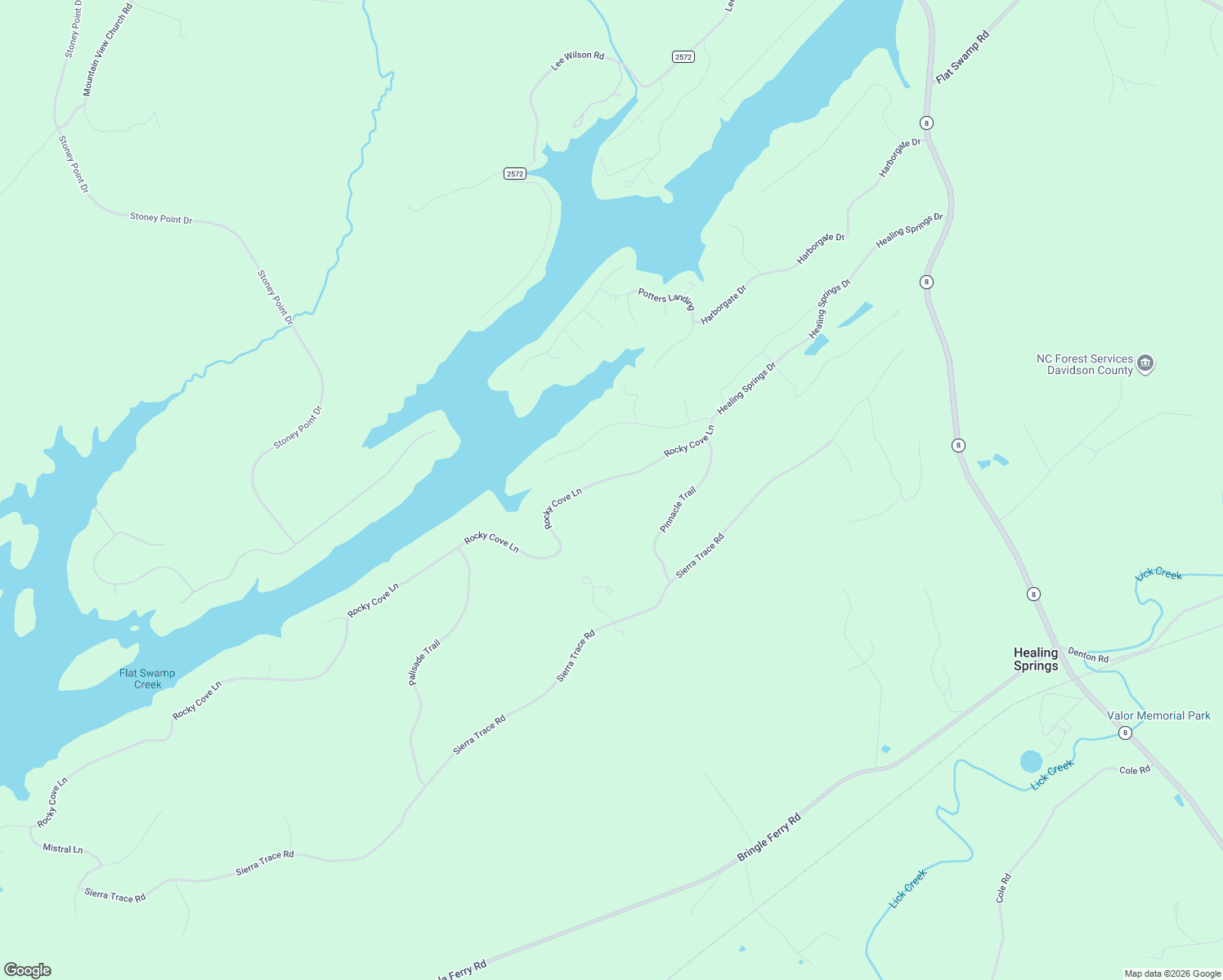 map of restaurants, bars, coffee shops, grocery stores, and more near 477 Rocky Cove Lane in Denton