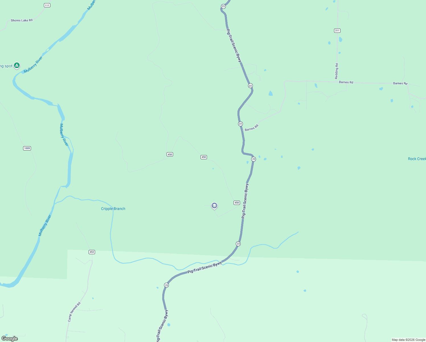 map of restaurants, bars, coffee shops, grocery stores, and more near 755 Cripple Branch Road in Ozark