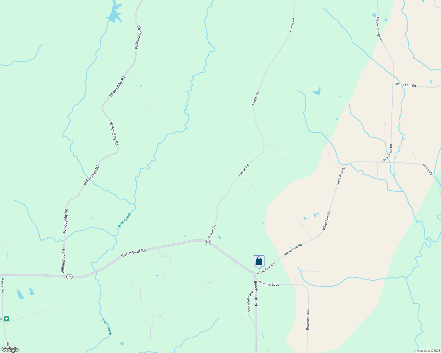 map of restaurants, bars, coffee shops, grocery stores, and more near 111 Fowler Road in Beech Bluff