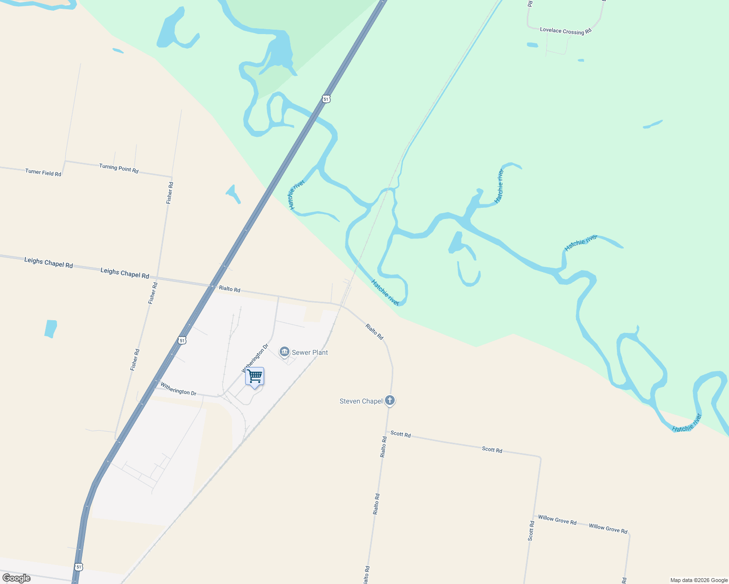 map of restaurants, bars, coffee shops, grocery stores, and more near 2122 Rialto Rd in Covington