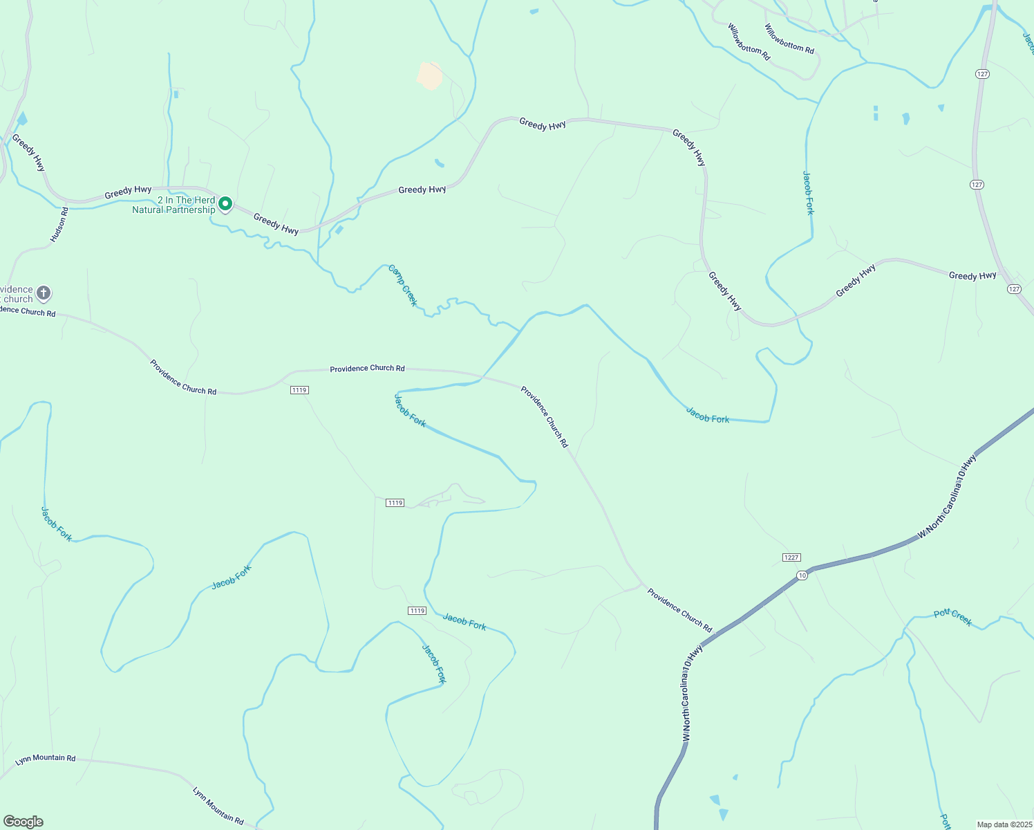 map of restaurants, bars, coffee shops, grocery stores, and more near 6755 Providence Church Road in Vale