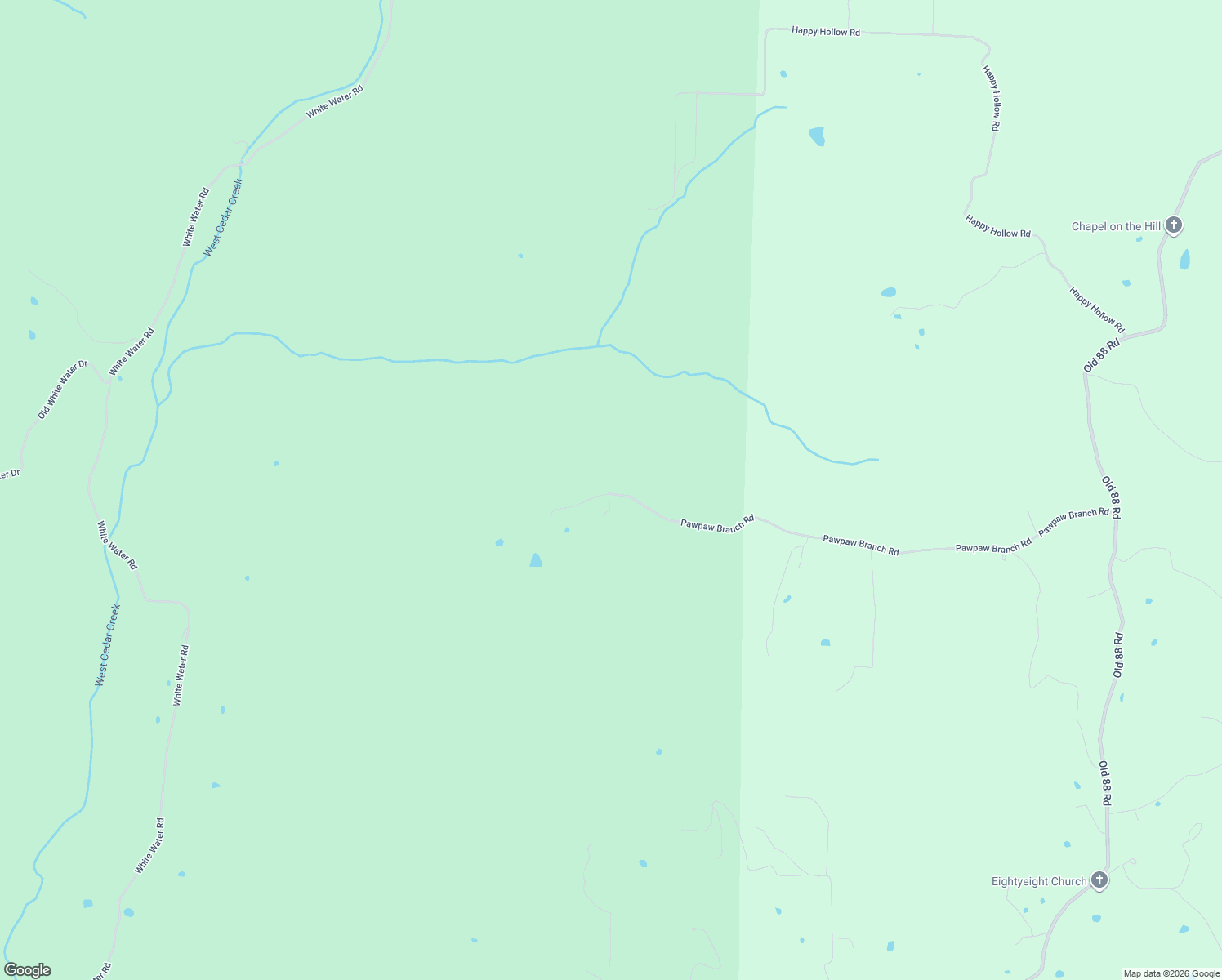 map of restaurants, bars, coffee shops, grocery stores, and more near 4537 Pawpaw Branch Road in Chester