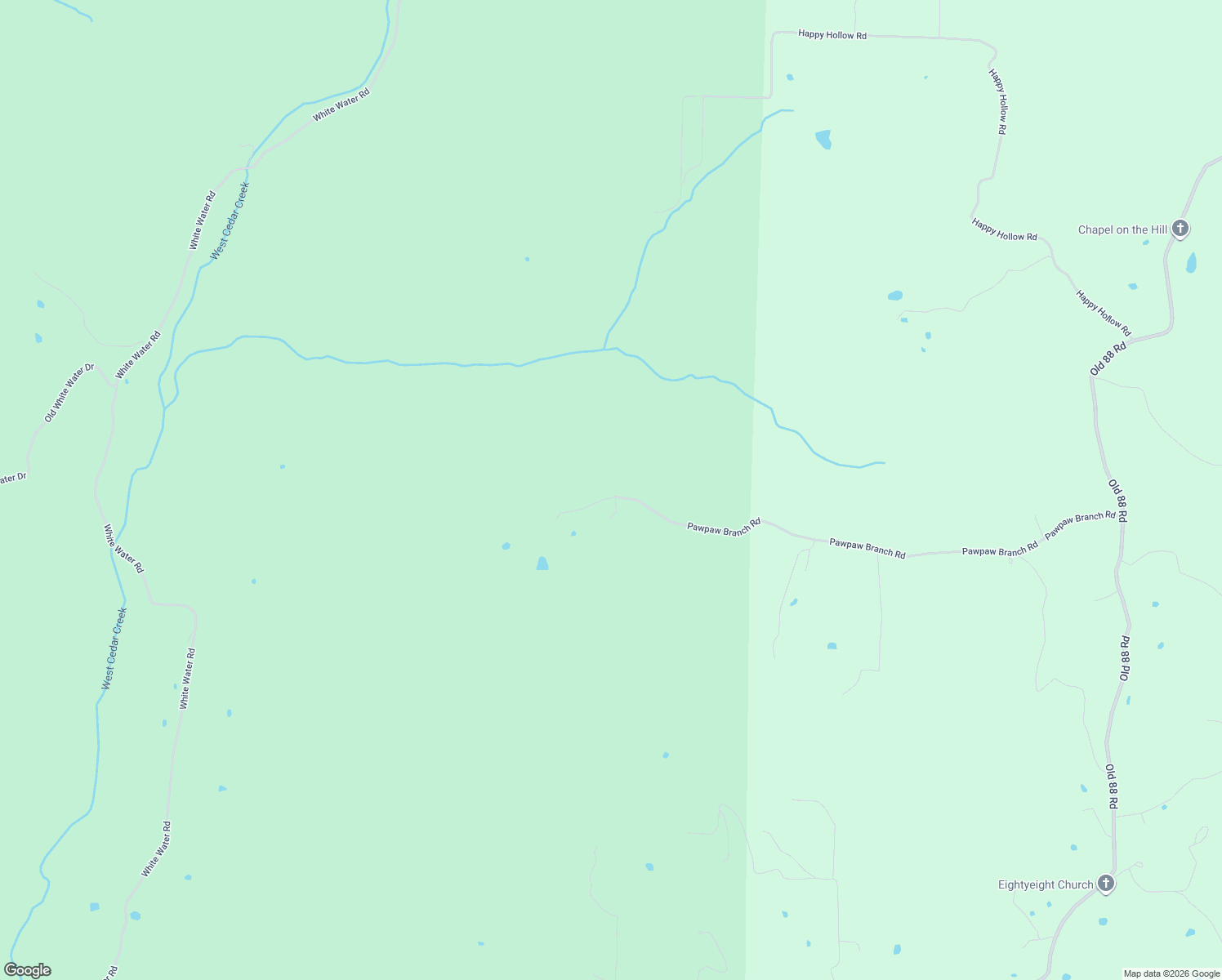 map of restaurants, bars, coffee shops, grocery stores, and more near 4537 Pawpaw Branch Road in Chester