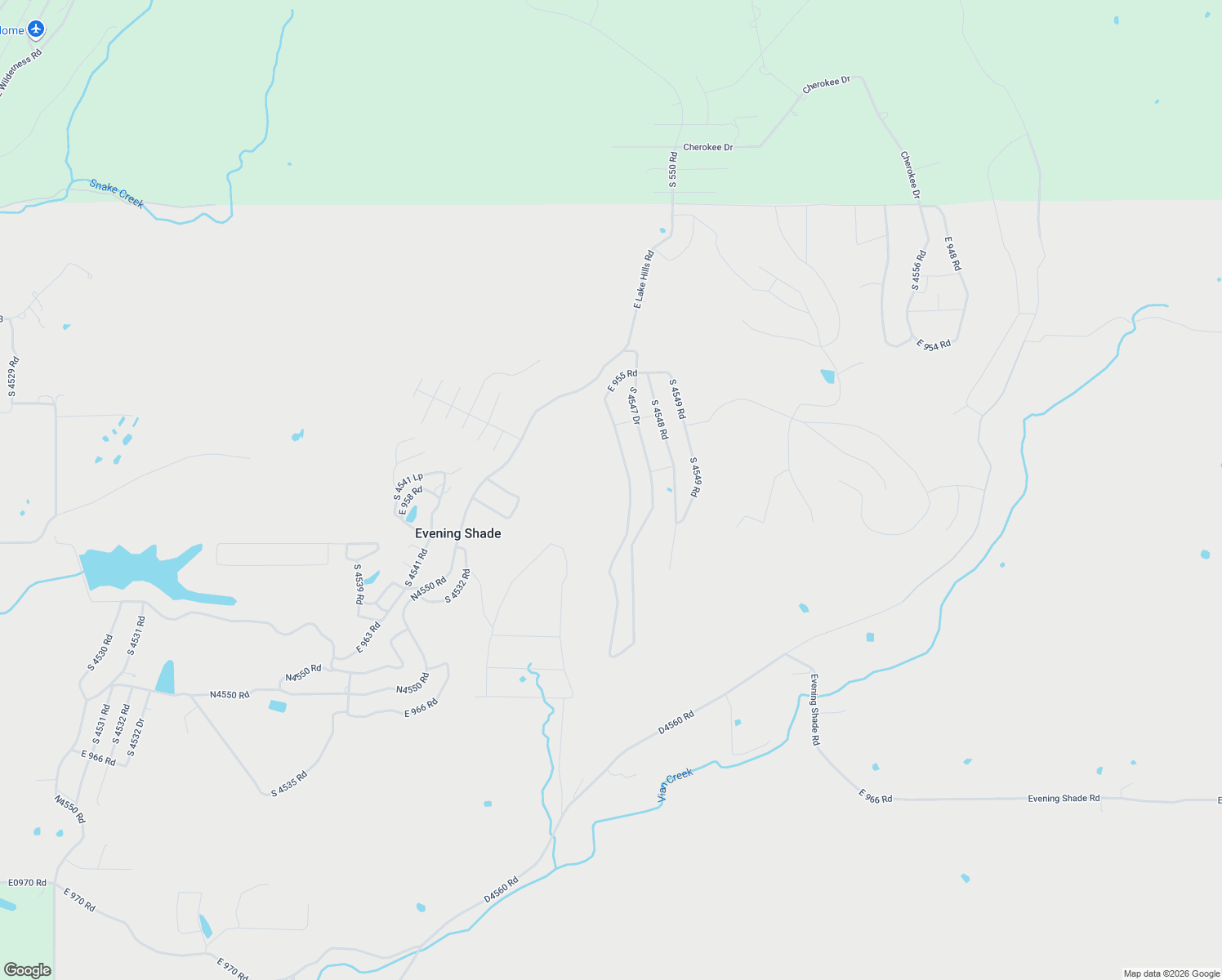 map of restaurants, bars, coffee shops, grocery stores, and more near Unnamed Road in Cookson