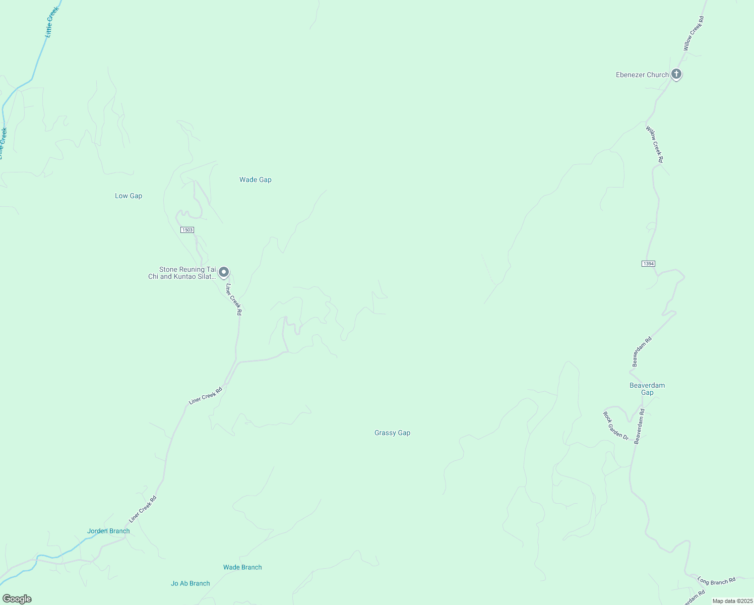 map of restaurants, bars, coffee shops, grocery stores, and more near 1672 Rock House Cove Road in Clyde