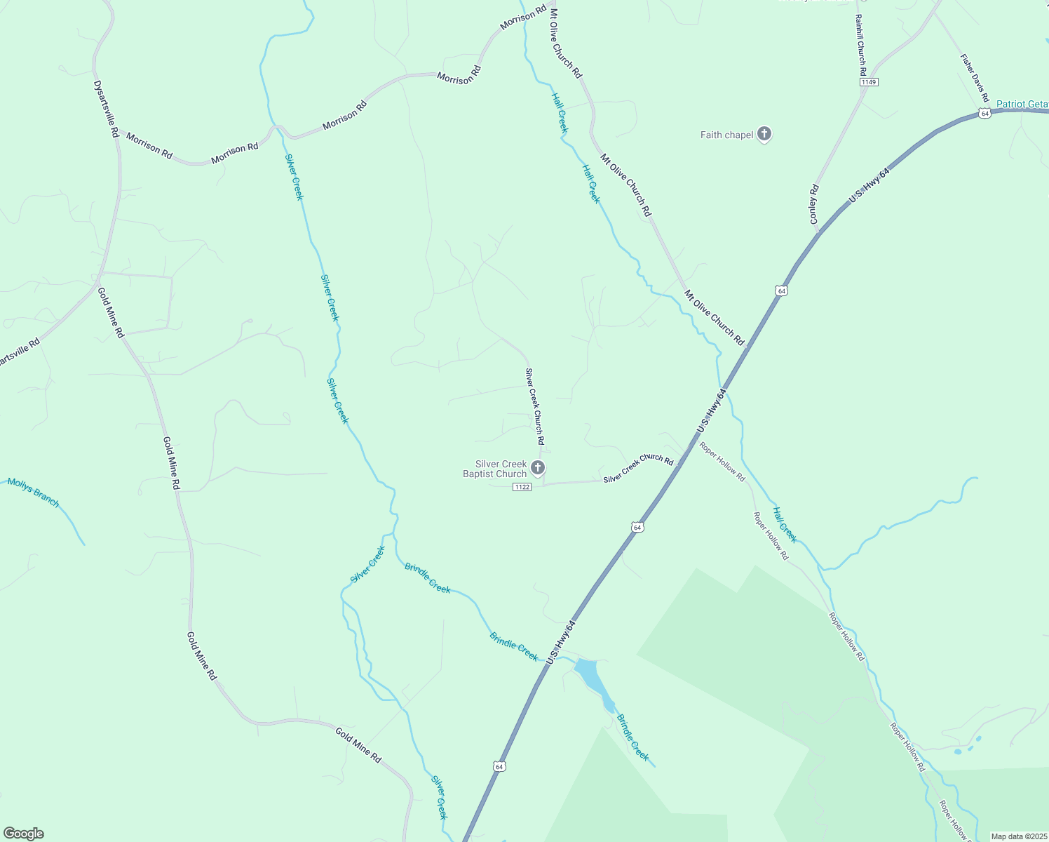 map of restaurants, bars, coffee shops, grocery stores, and more near 4564 Oakwood Lane in Morganton