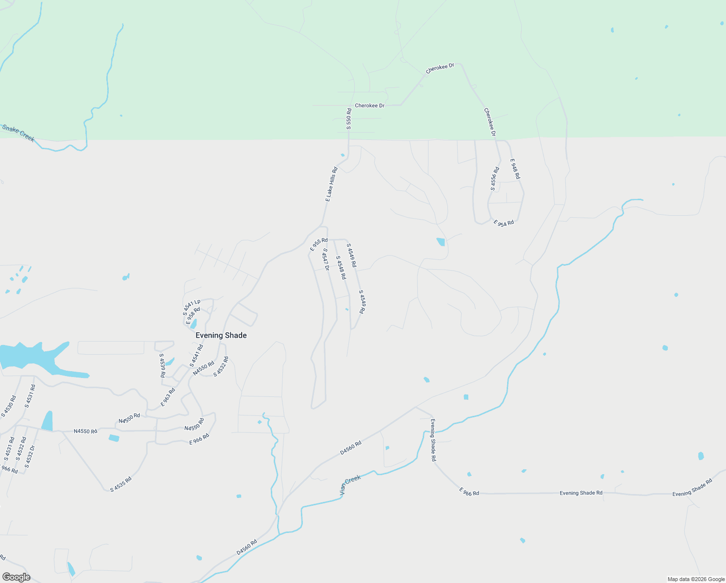map of restaurants, bars, coffee shops, grocery stores, and more near South 4547 Road in Cookson