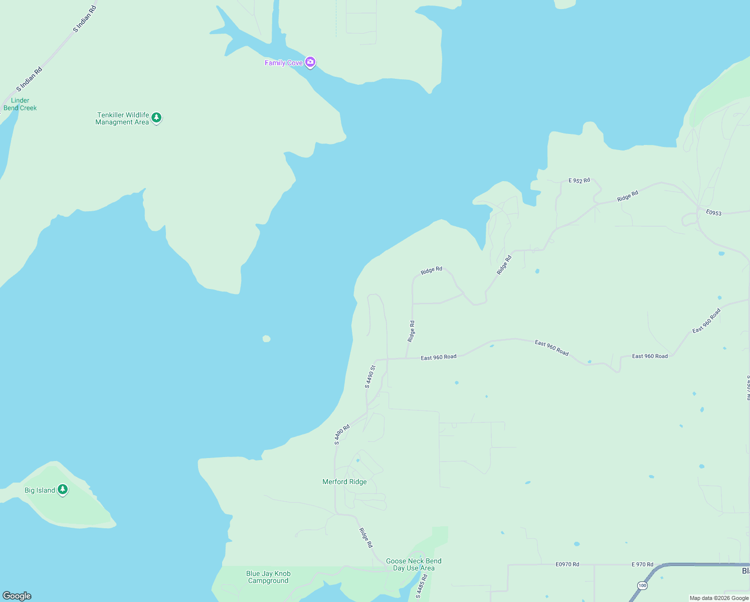 map of restaurants, bars, coffee shops, grocery stores, and more near Sunset Lane in Vian