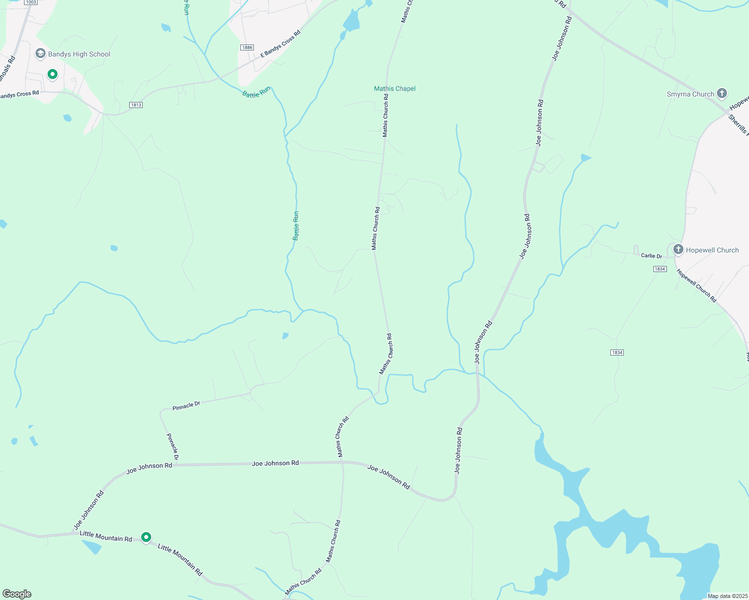map of restaurants, bars, coffee shops, grocery stores, and more near 2325 Mathis Church Road in Catawba