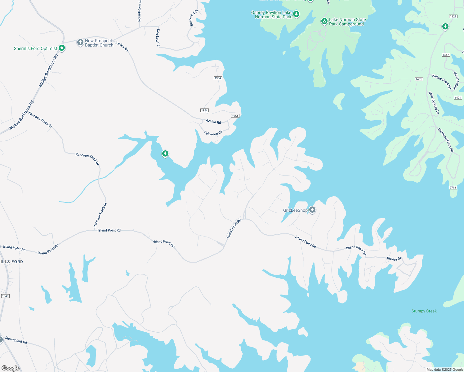 map of restaurants, bars, coffee shops, grocery stores, and more near 8918 Linden Grove Court in Lake Norman of Catawba