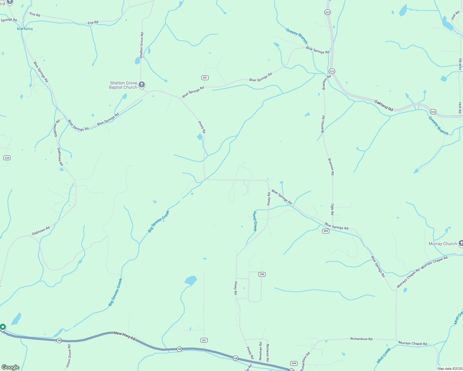 map of restaurants, bars, coffee shops, grocery stores, and more near 493 County Road 298 in Sweetwater
