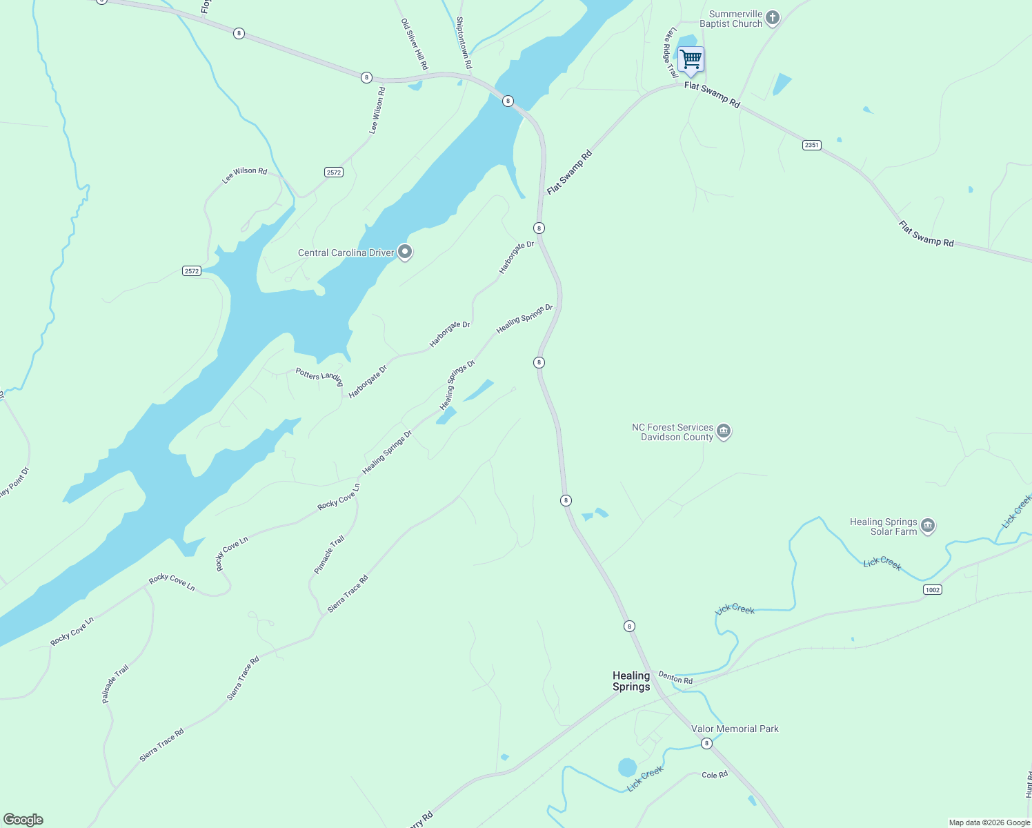map of restaurants, bars, coffee shops, grocery stores, and more near 2837 Sierra Trace Road in Denton