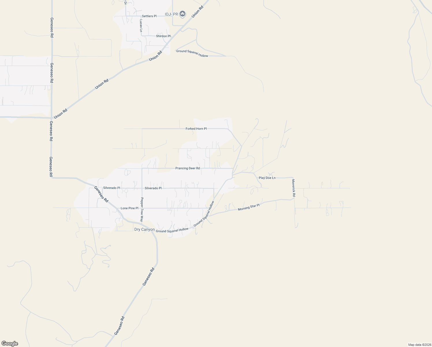 map of restaurants, bars, coffee shops, grocery stores, and more near 5558 Prancing Deer Road in Paso Robles