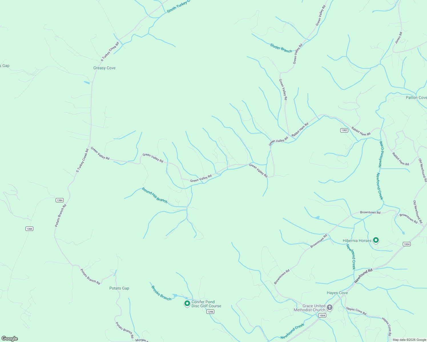 map of restaurants, bars, coffee shops, grocery stores, and more near 539 Green Valley Road in Leicester