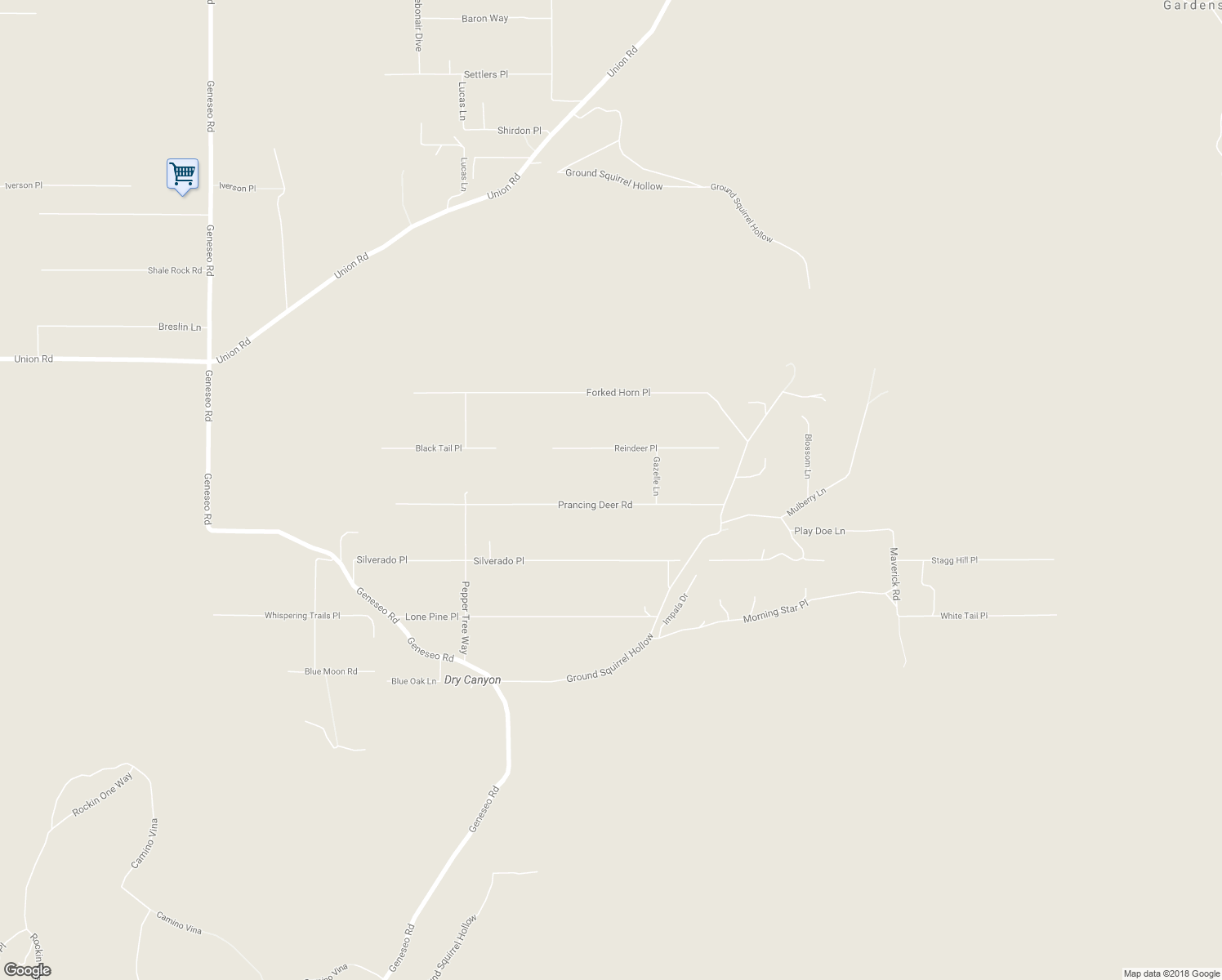 map of restaurants, bars, coffee shops, grocery stores, and more near 5645 Prancing Deer Road in Paso Robles