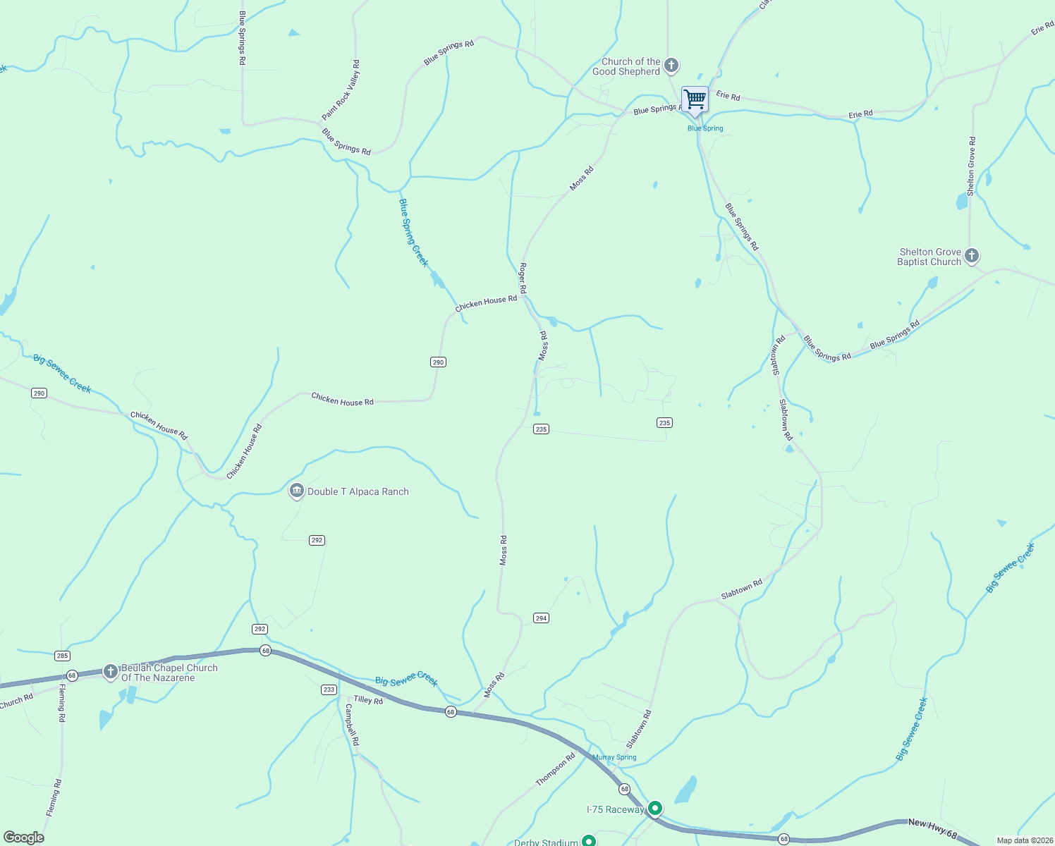 map of restaurants, bars, coffee shops, grocery stores, and more near 318 County Road 293 in Philadelphia