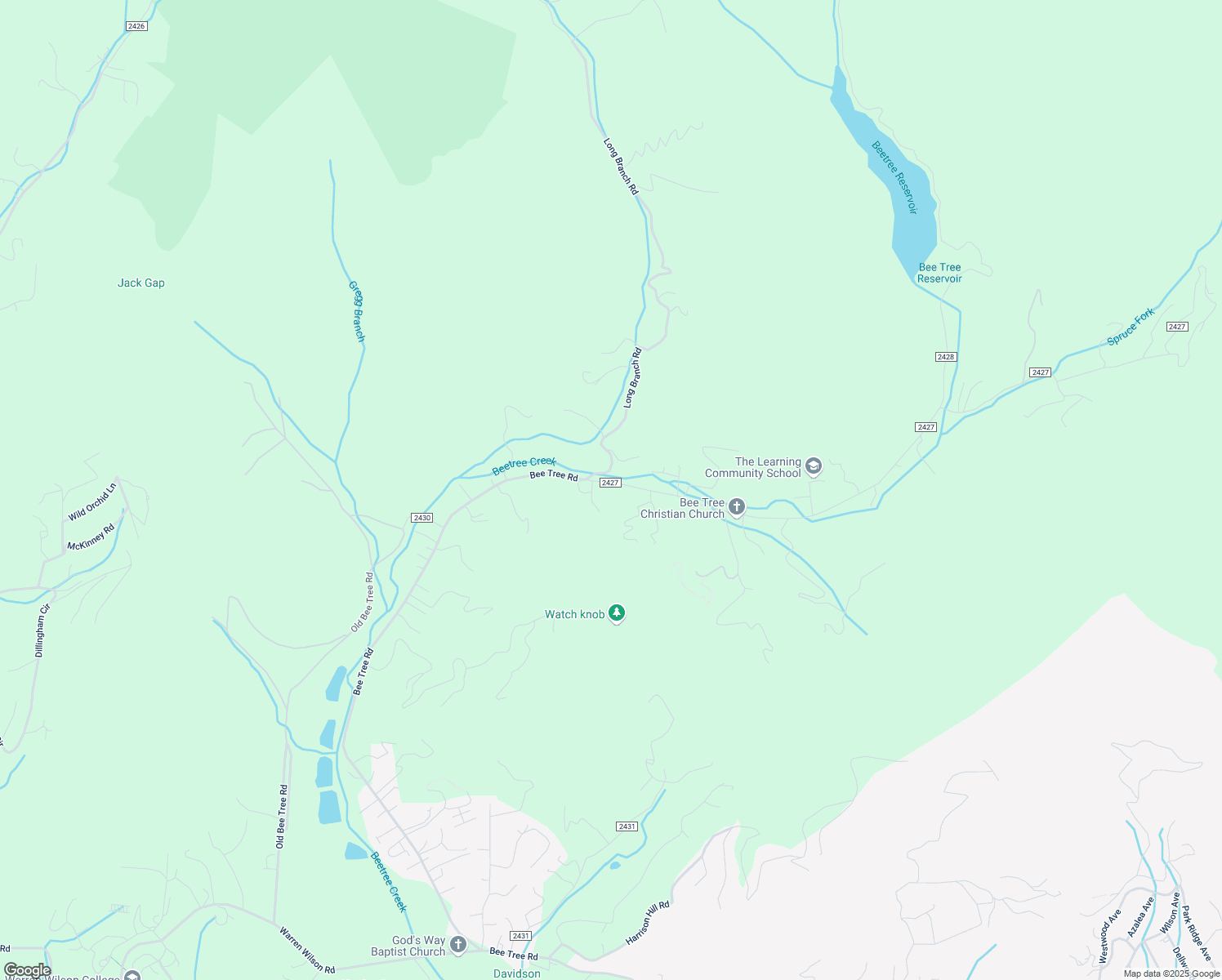 map of restaurants, bars, coffee shops, grocery stores, and more near 1103 Bee Tree Road in Swannanoa