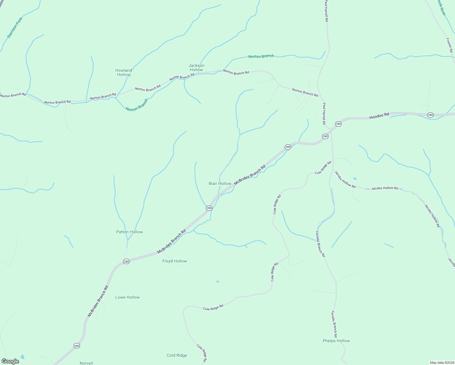 map of restaurants, bars, coffee shops, grocery stores, and more near 2592 McBrides Branch Road in Beechgrove